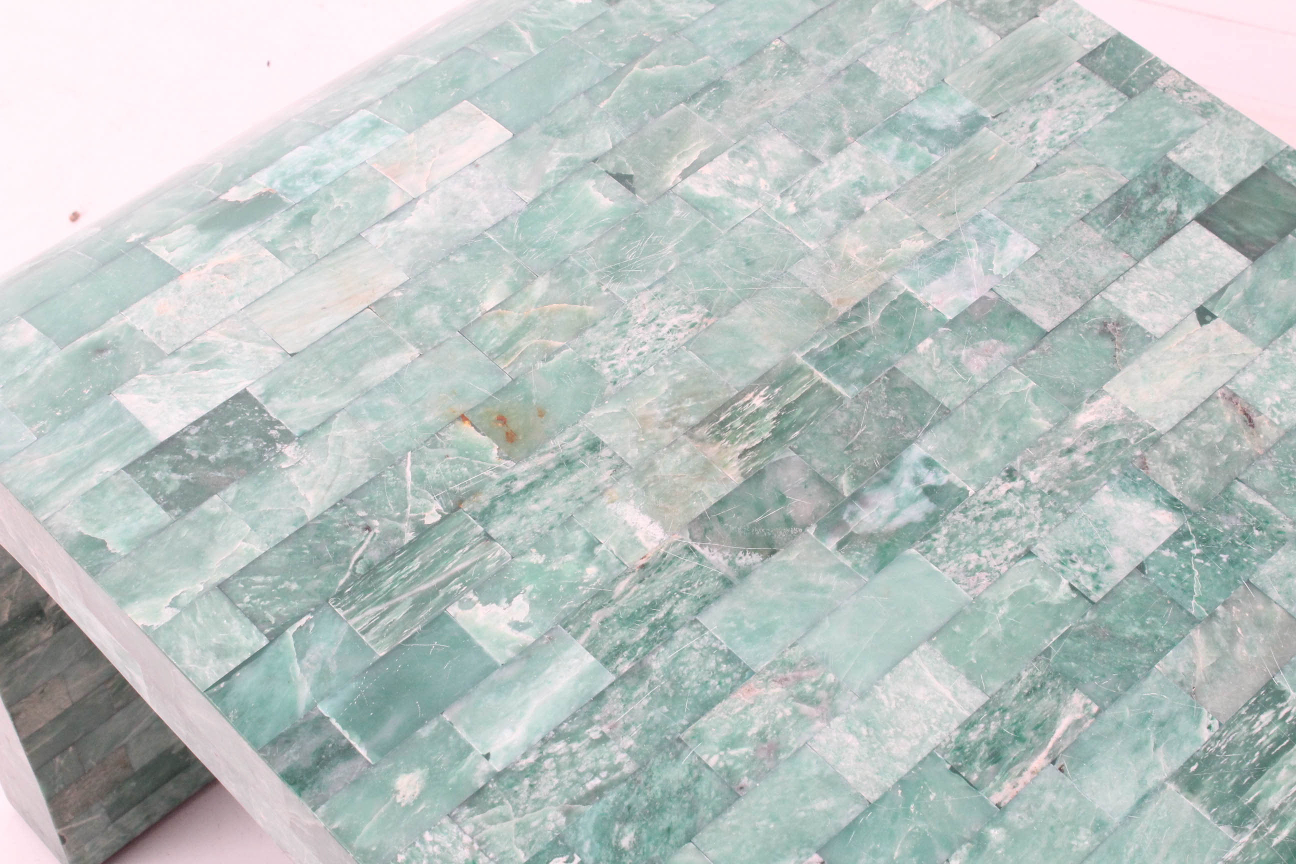 Maitland-Smith Contemporary Malachite Coffee Table