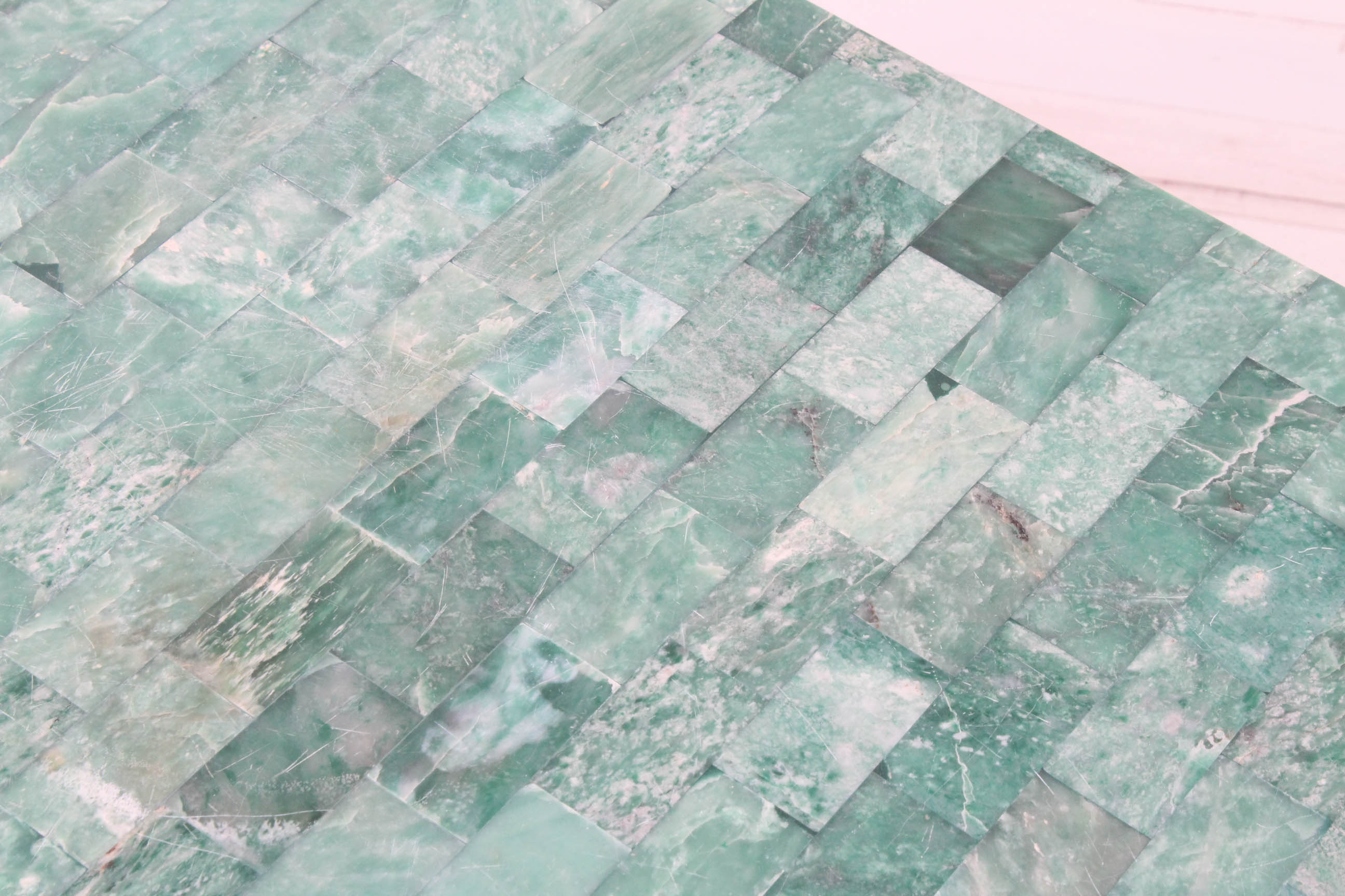 Maitland-Smith Contemporary Malachite Coffee Table