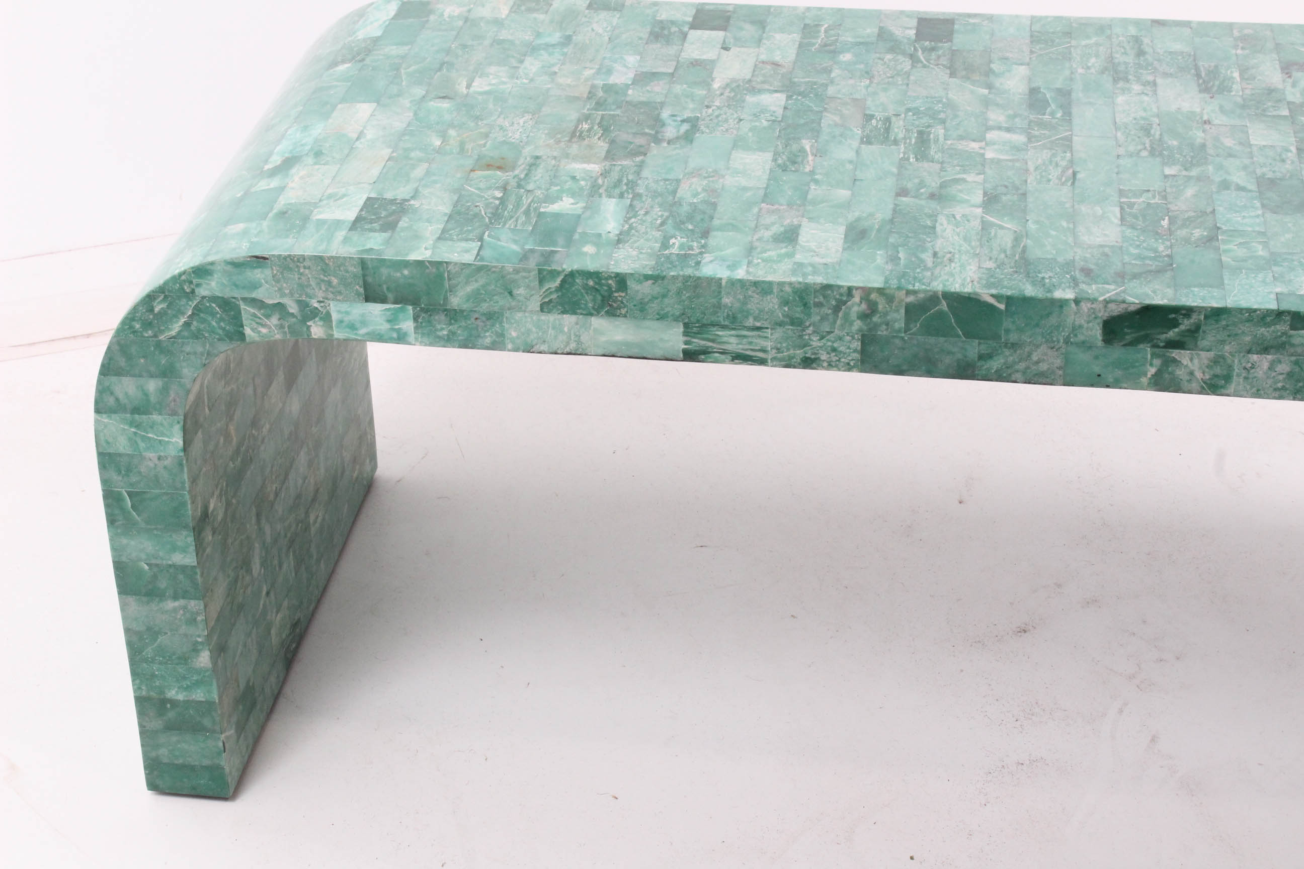 Maitland-Smith Contemporary Malachite Coffee Table