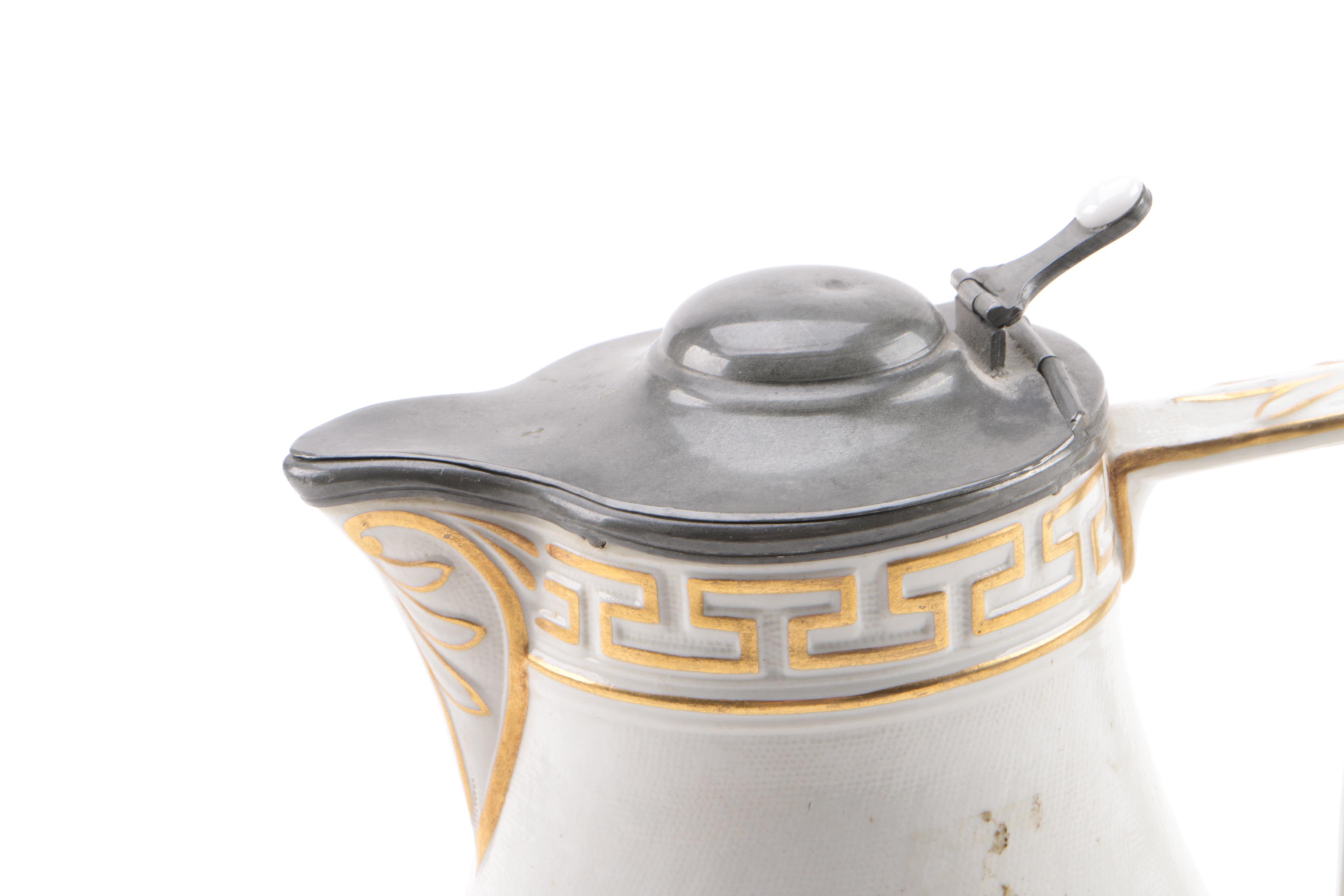 Antique William Brownfield Cobridge Pottery Pitcher