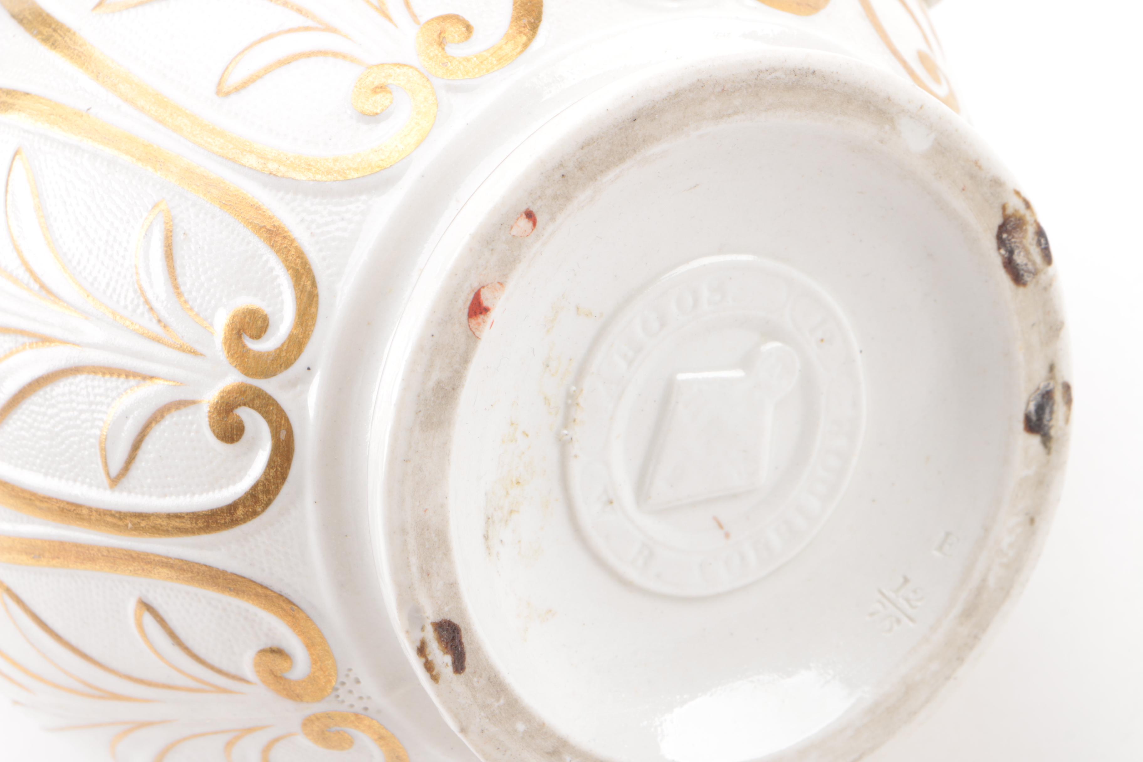 Antique William Brownfield Cobridge Pottery Pitcher