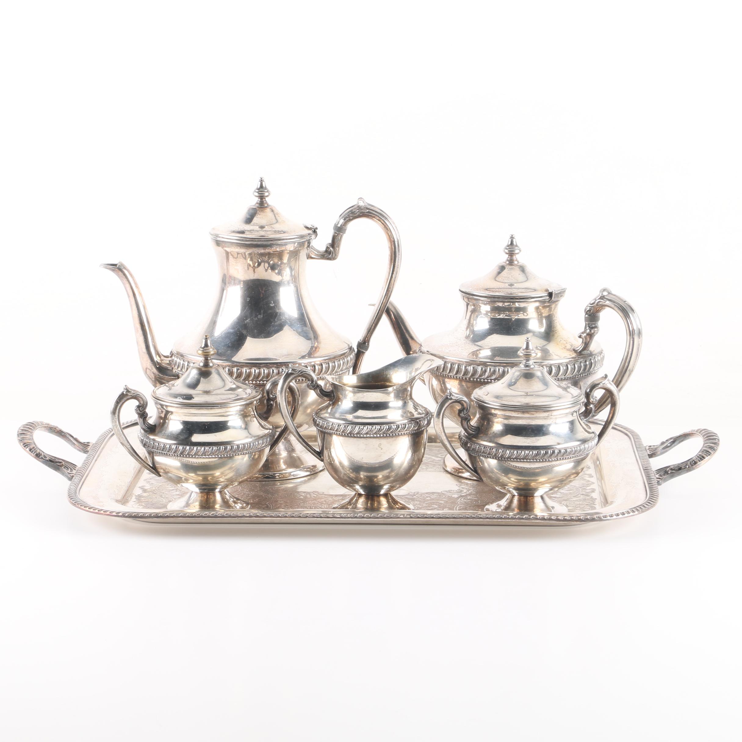 Lehman Brothers Silverware Silver-Plated Coffee and Tea Service