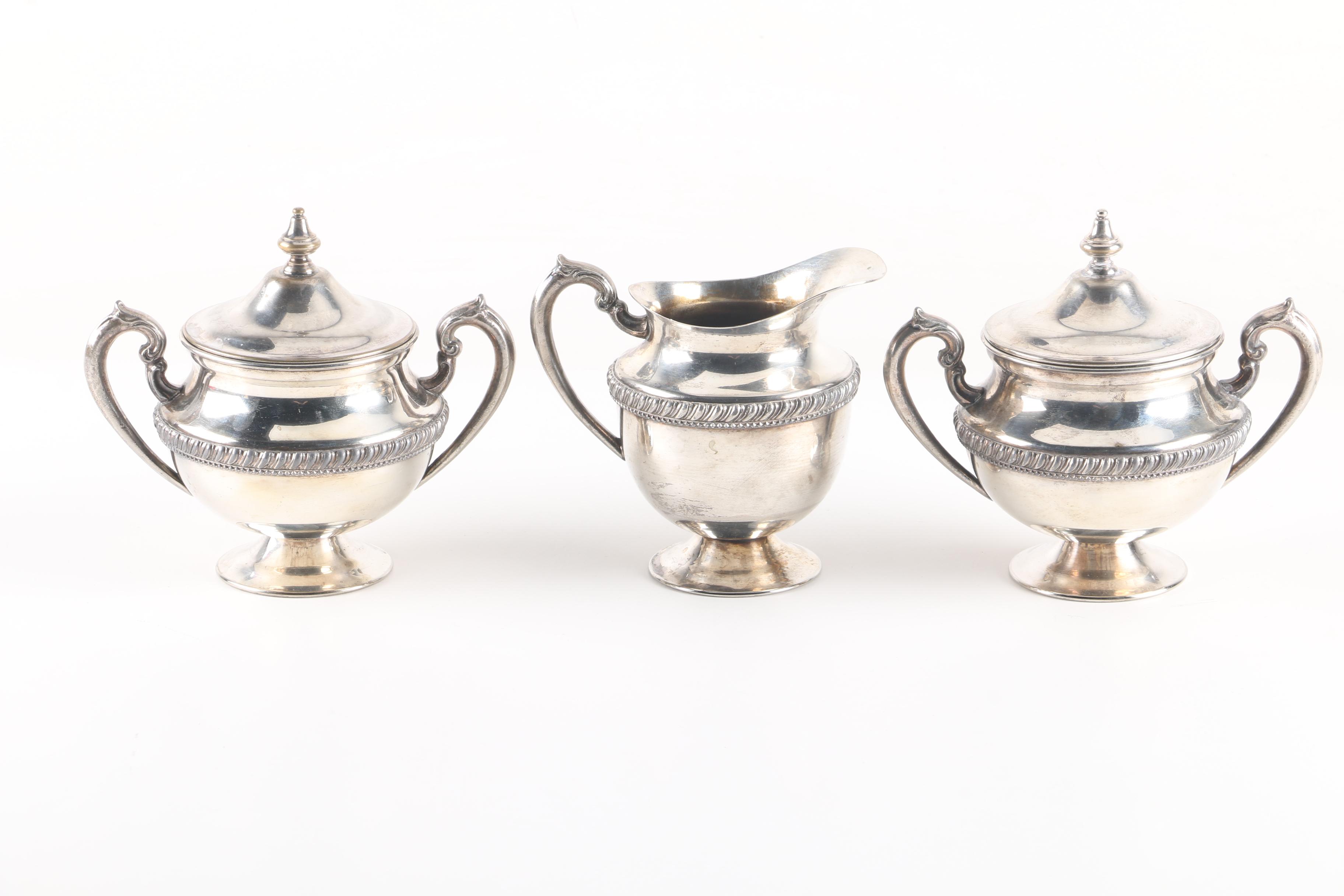 Lehman Brothers Silverware Silver-Plated Coffee and Tea Service