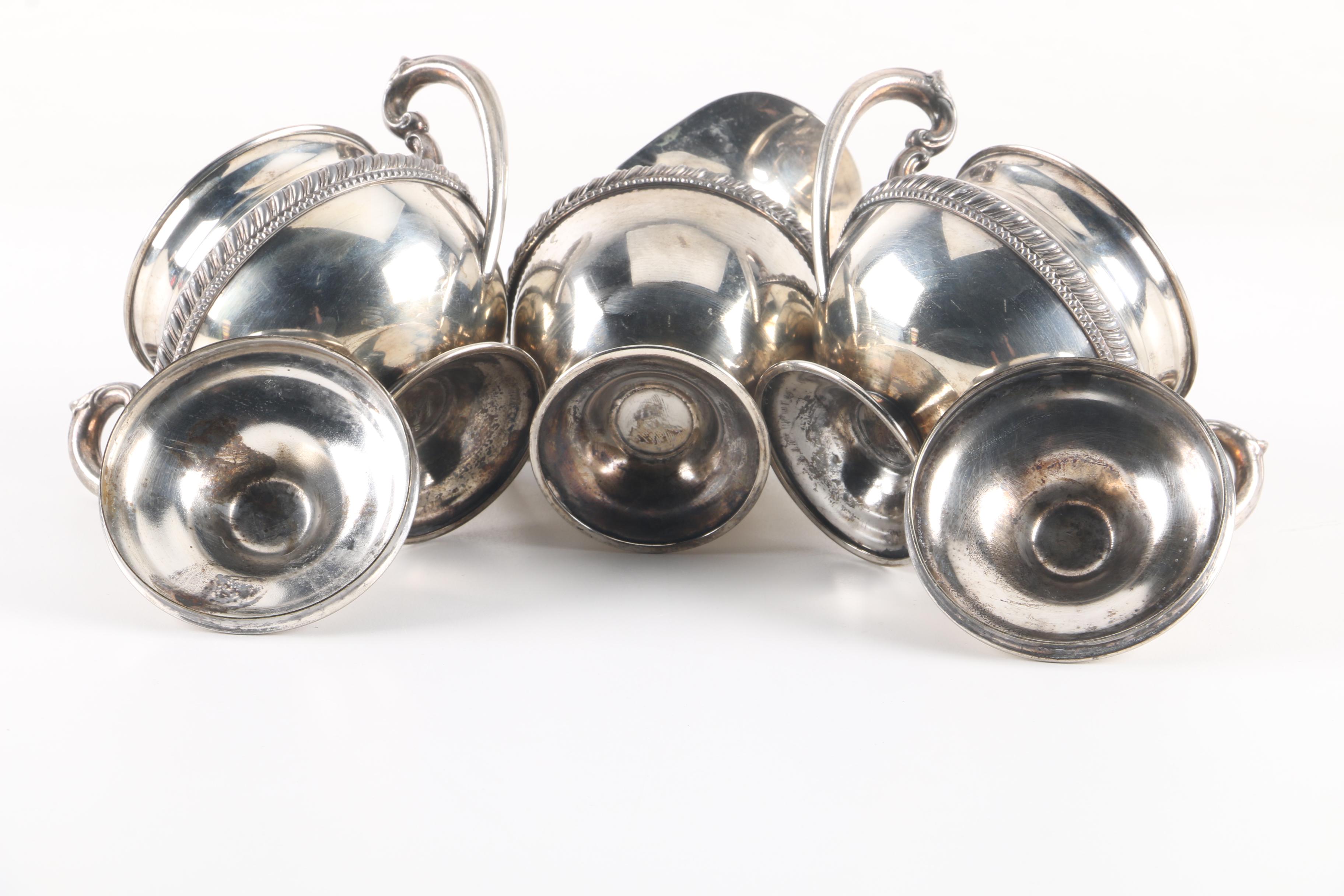 Lehman Brothers Silverware Silver-Plated Coffee and Tea Service