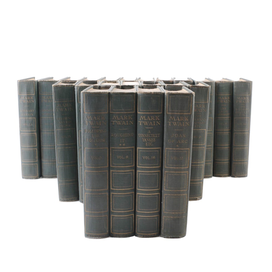 1910s Multi-Volume Set of Works by Mark Twain