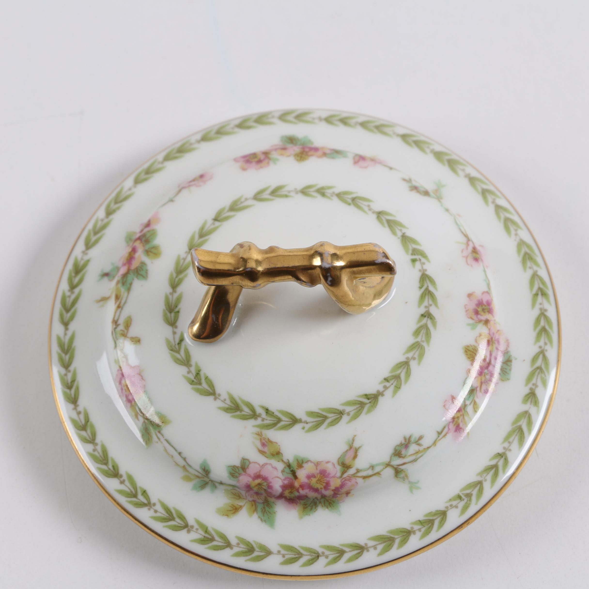 Haviland Limoges Covered Cache Pot And Trinket Box