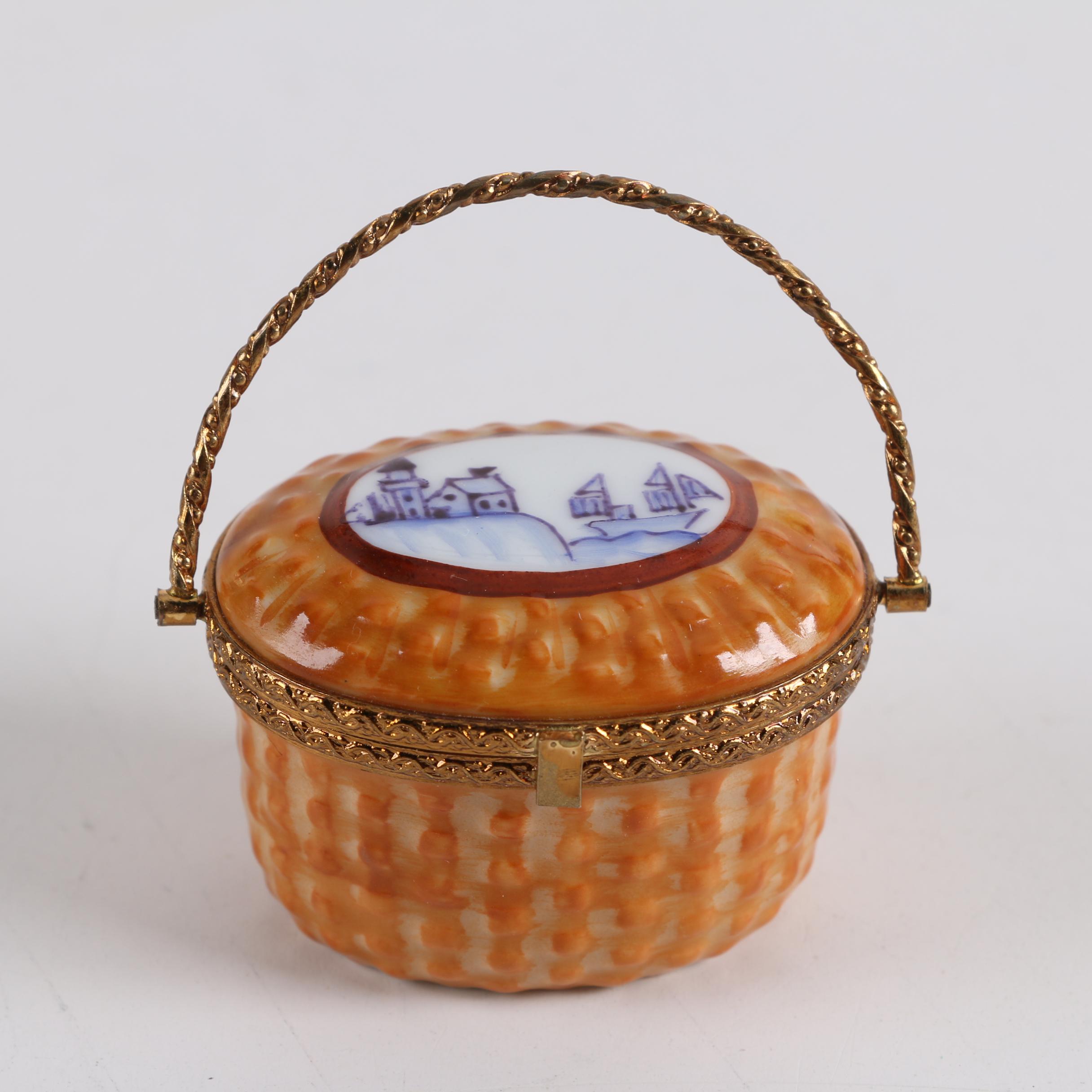 Haviland Limoges Covered Cache Pot And Trinket Box
