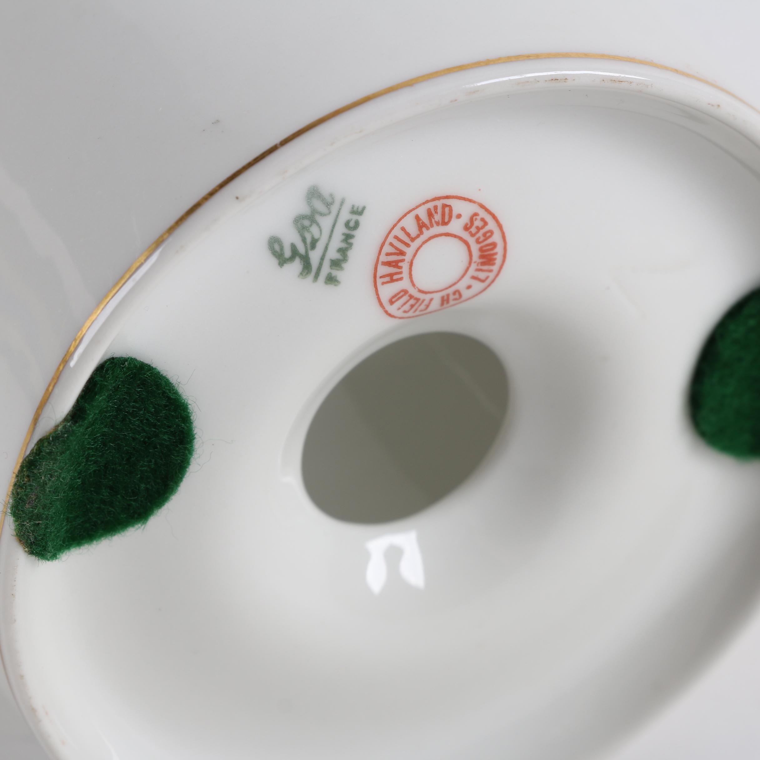 Haviland Limoges Covered Cache Pot And Trinket Box