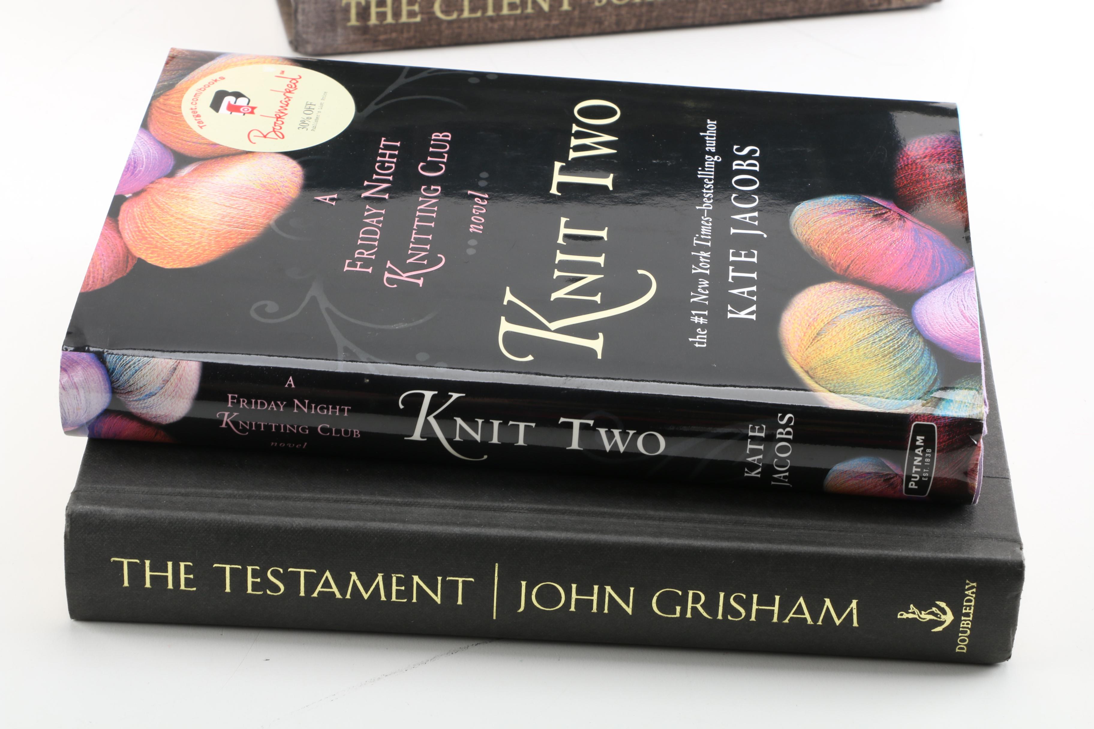 Modern Fiction Books Including First Editions by John Grisham and Danielle Steel