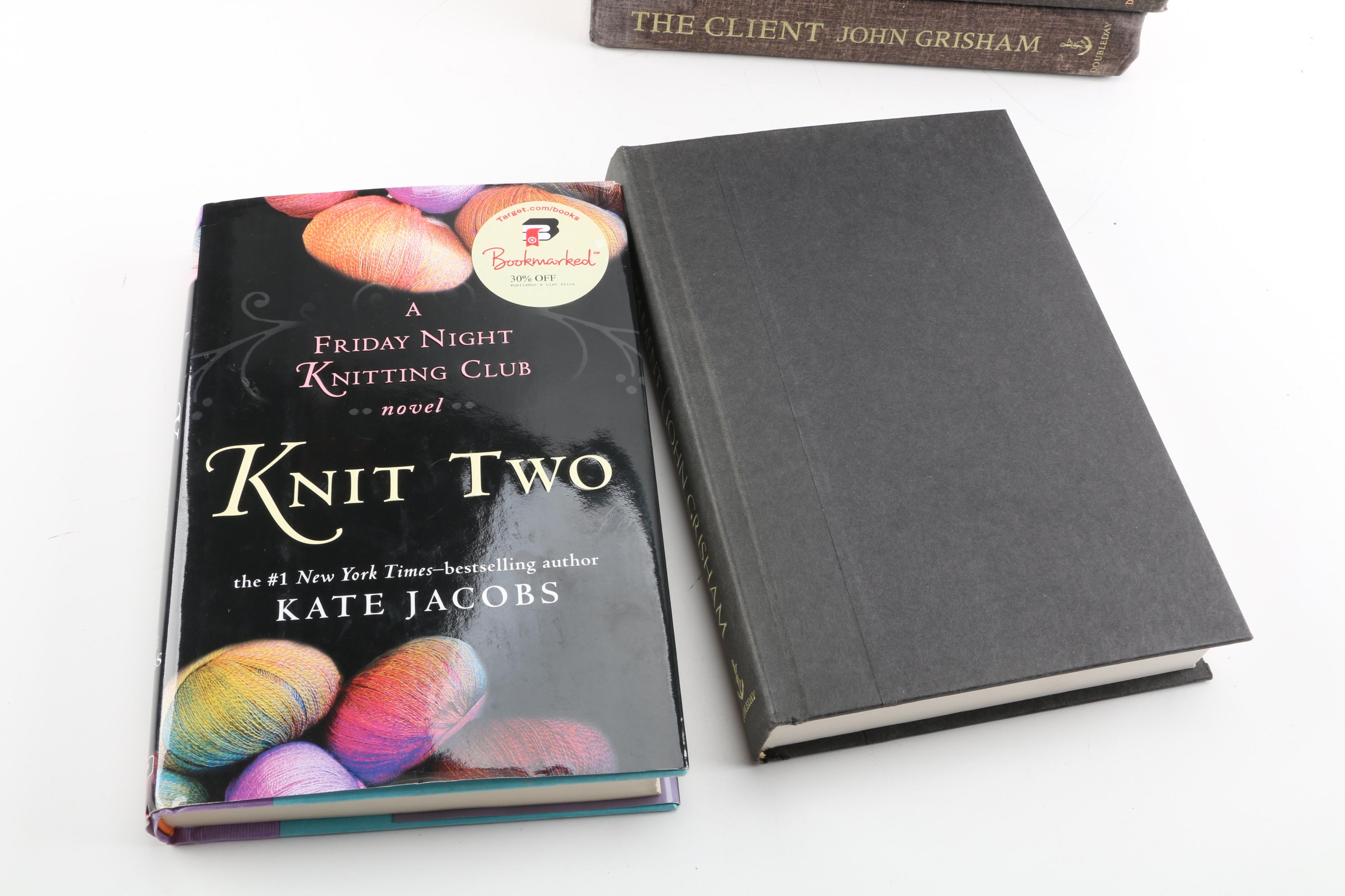 Modern Fiction Books Including First Editions by John Grisham and Danielle Steel