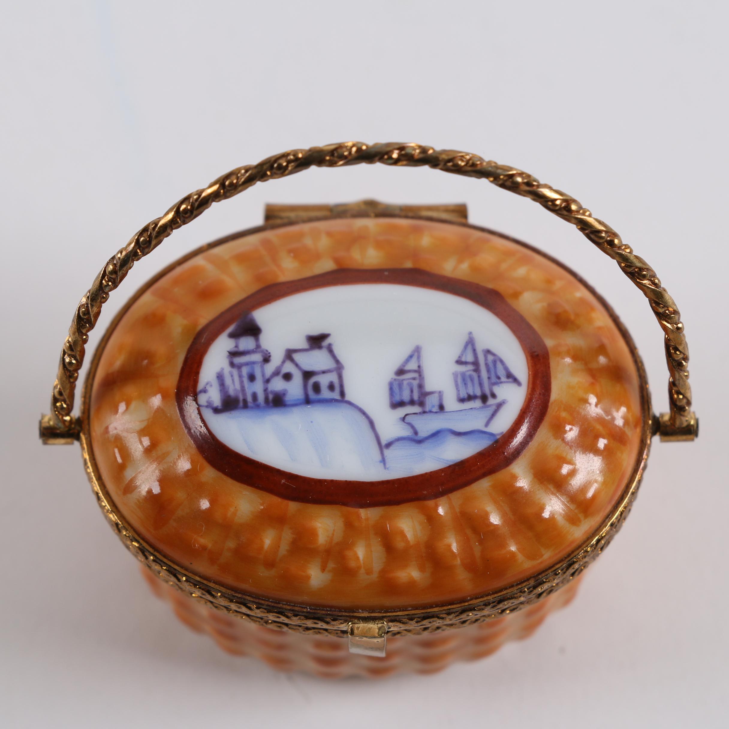 Haviland Limoges Covered Cache Pot And Trinket Box