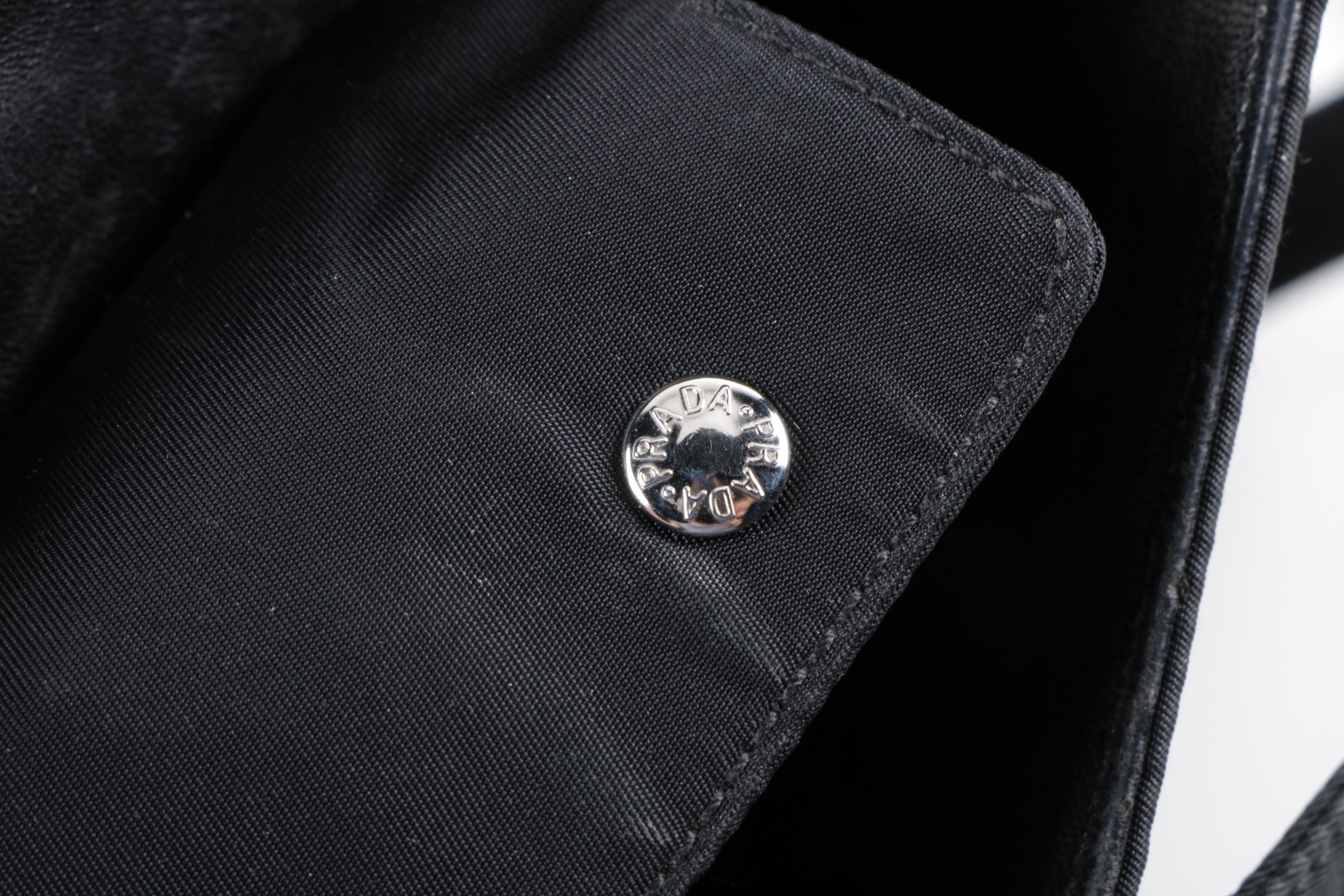 Prada Black Nylon Tote Bag