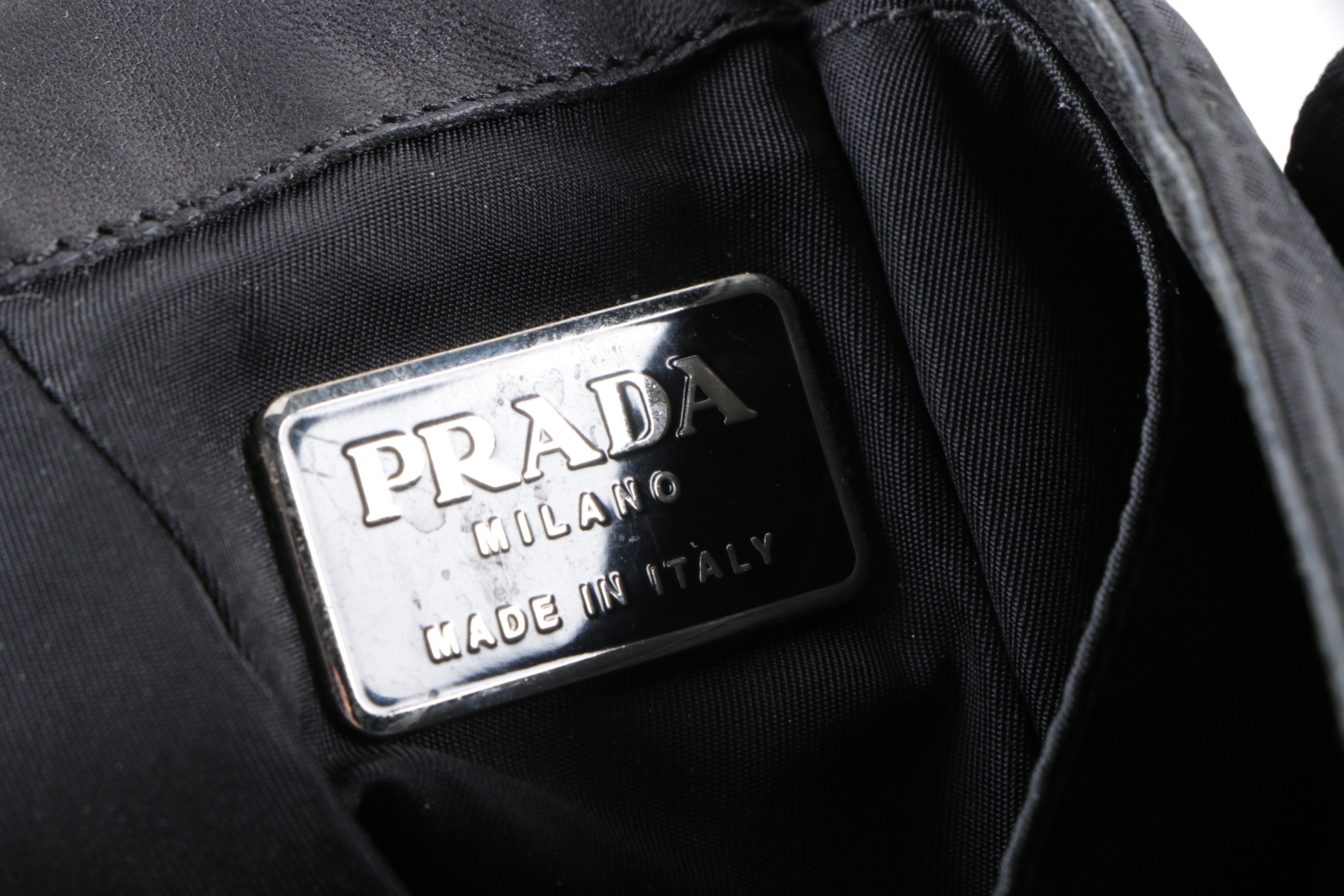 Prada Black Nylon Tote Bag