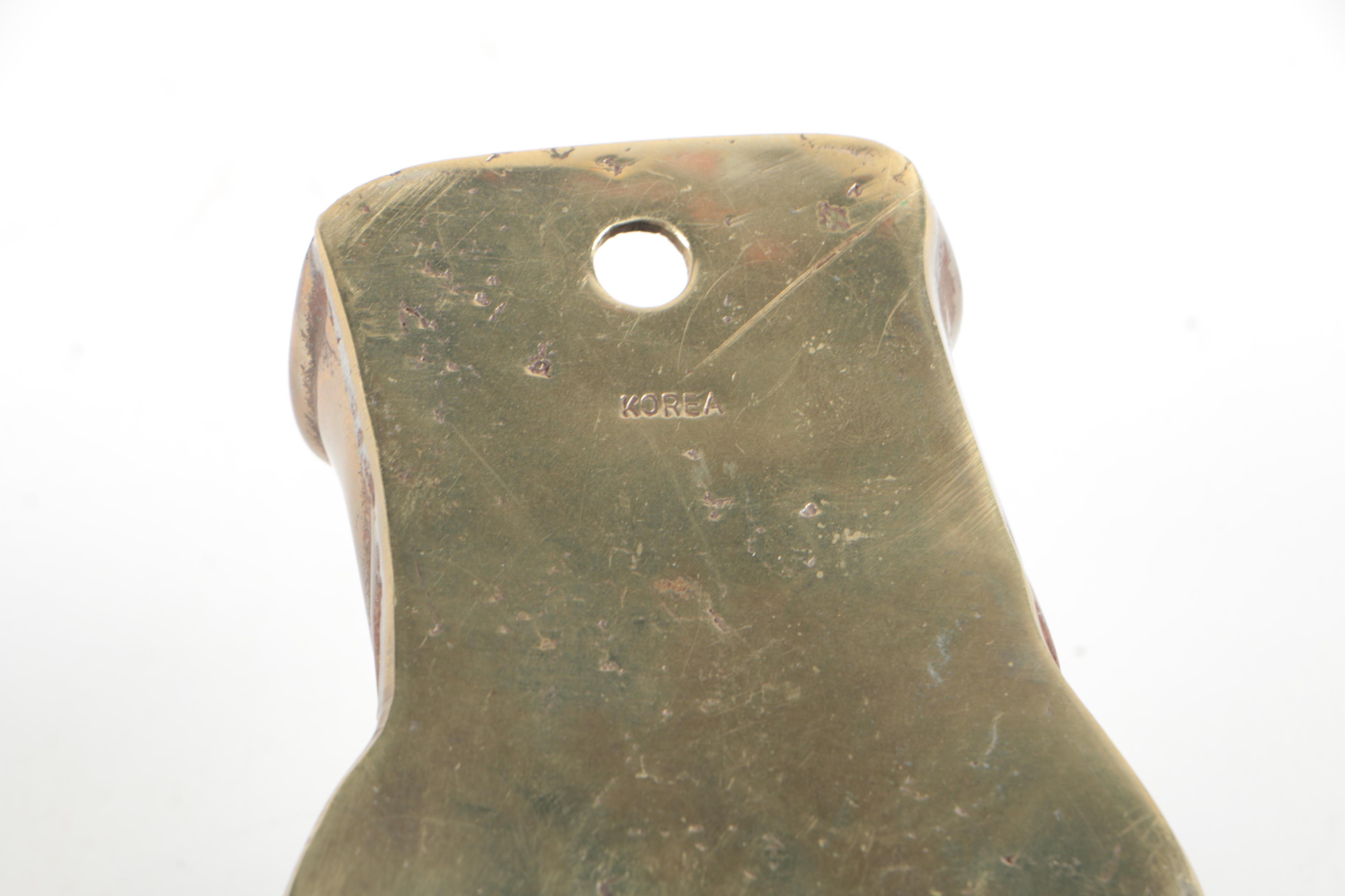 Vintage Brass Koi Fish Wall Hanging