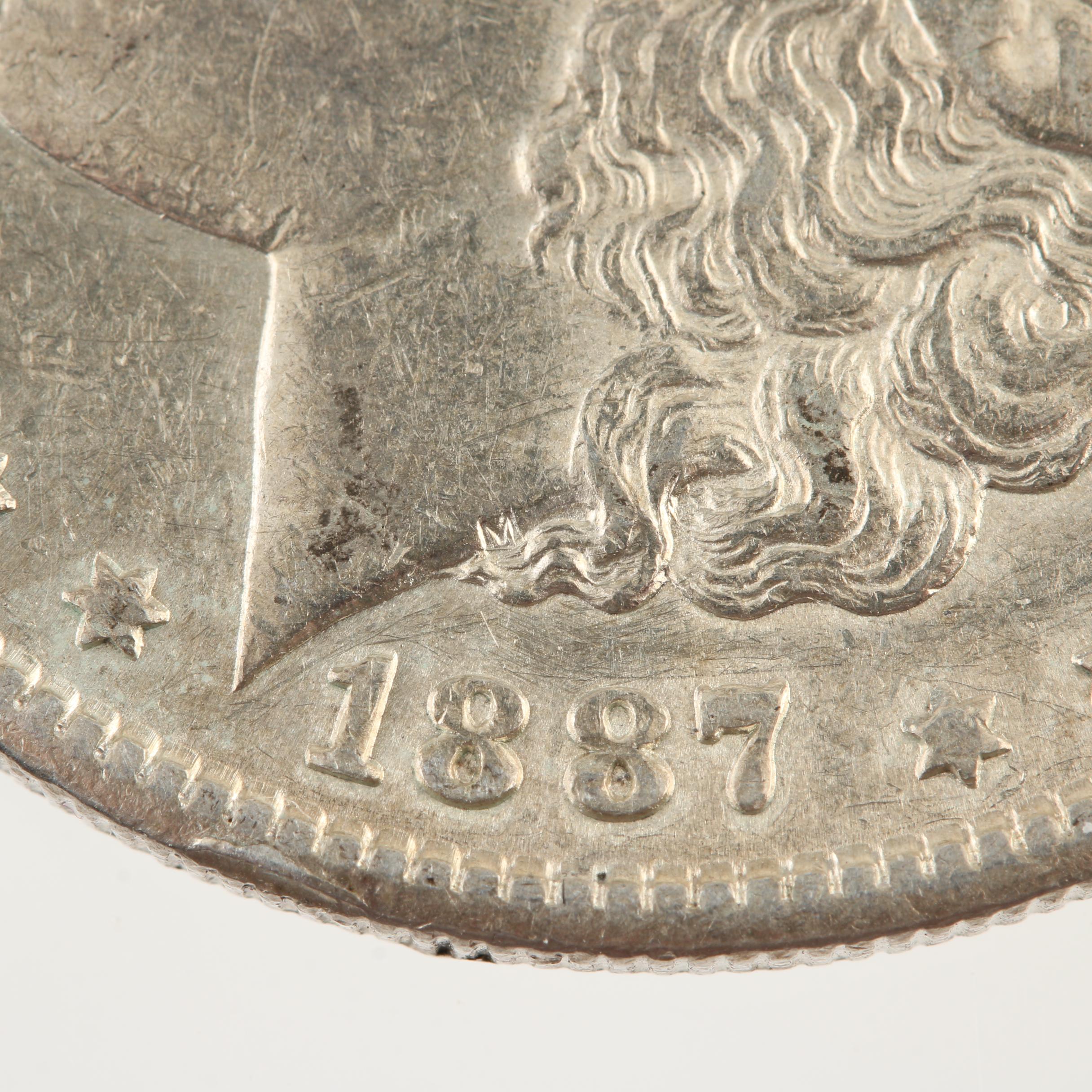 1887-S Silver Morgan Dollar