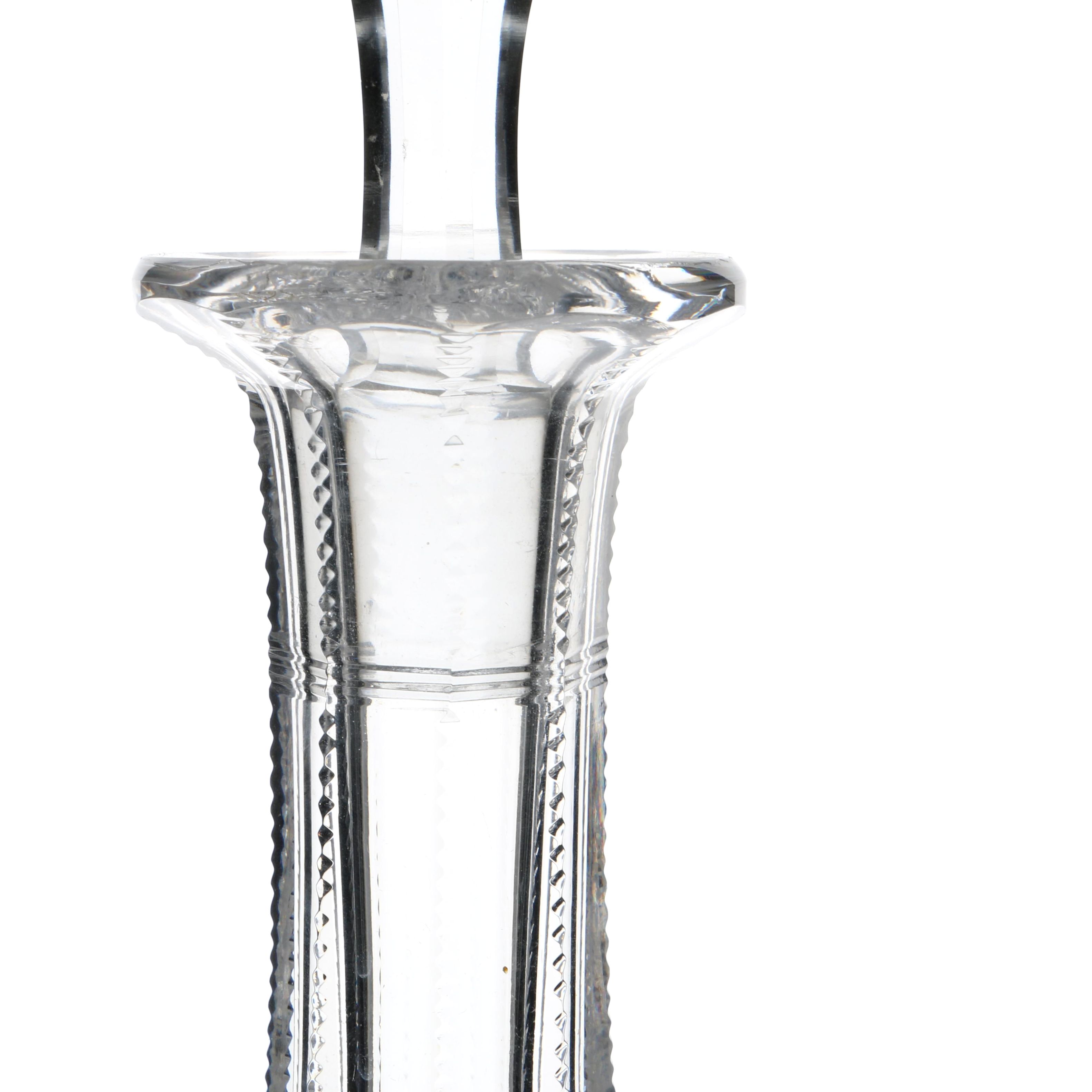 Circa 1900 Brilliant Period Cut Glass Decanter