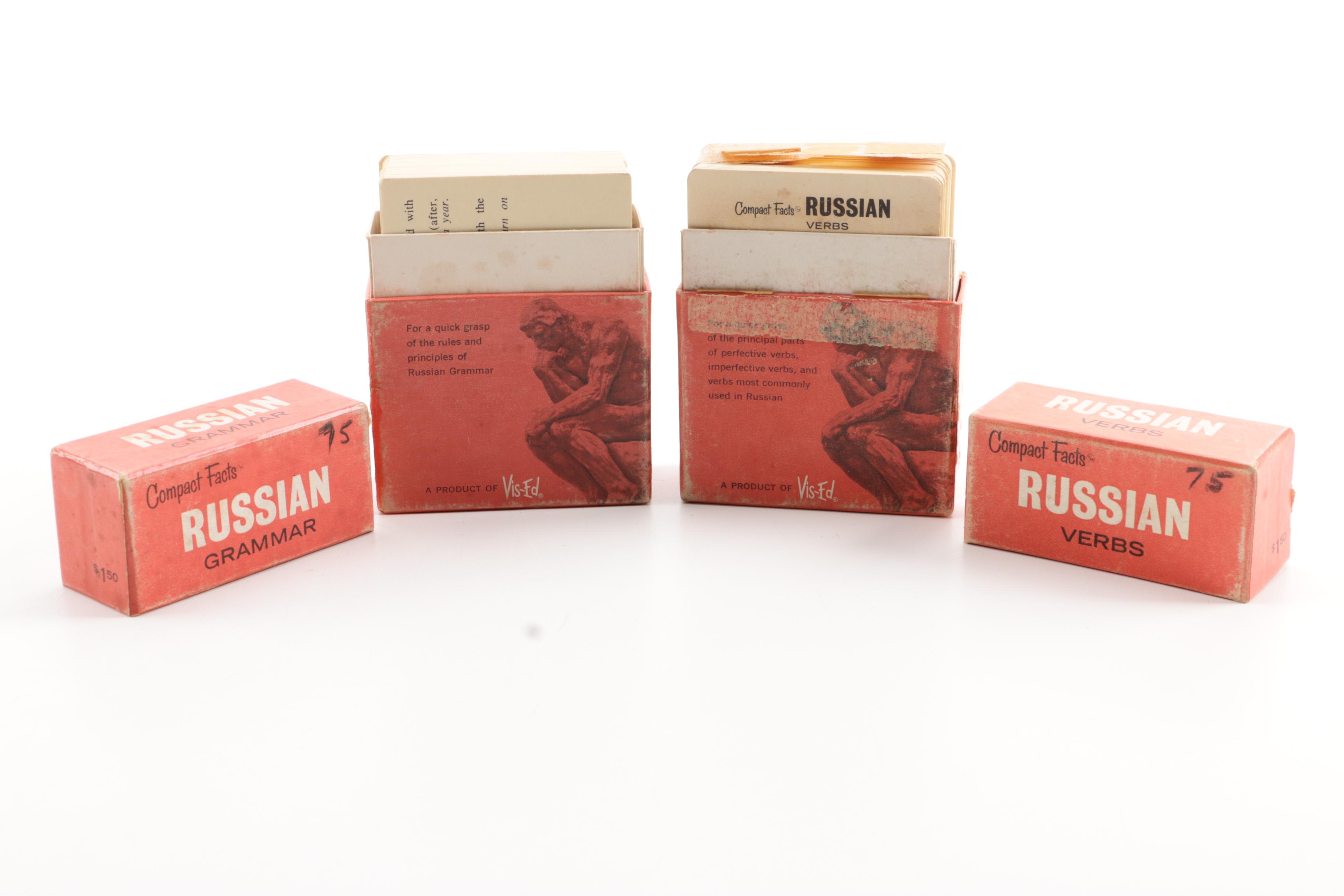 "The Short Stories of Anton Chekhov" and Compact Facts Russian Grammar Cards