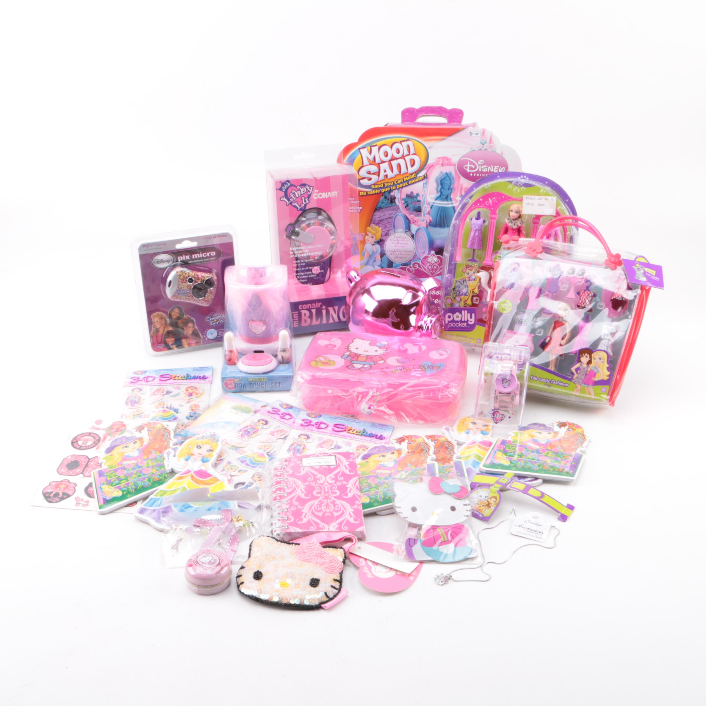 Polly Pocket, Hello Kitty, Club Libby Lu and Other Dolls and Toys
