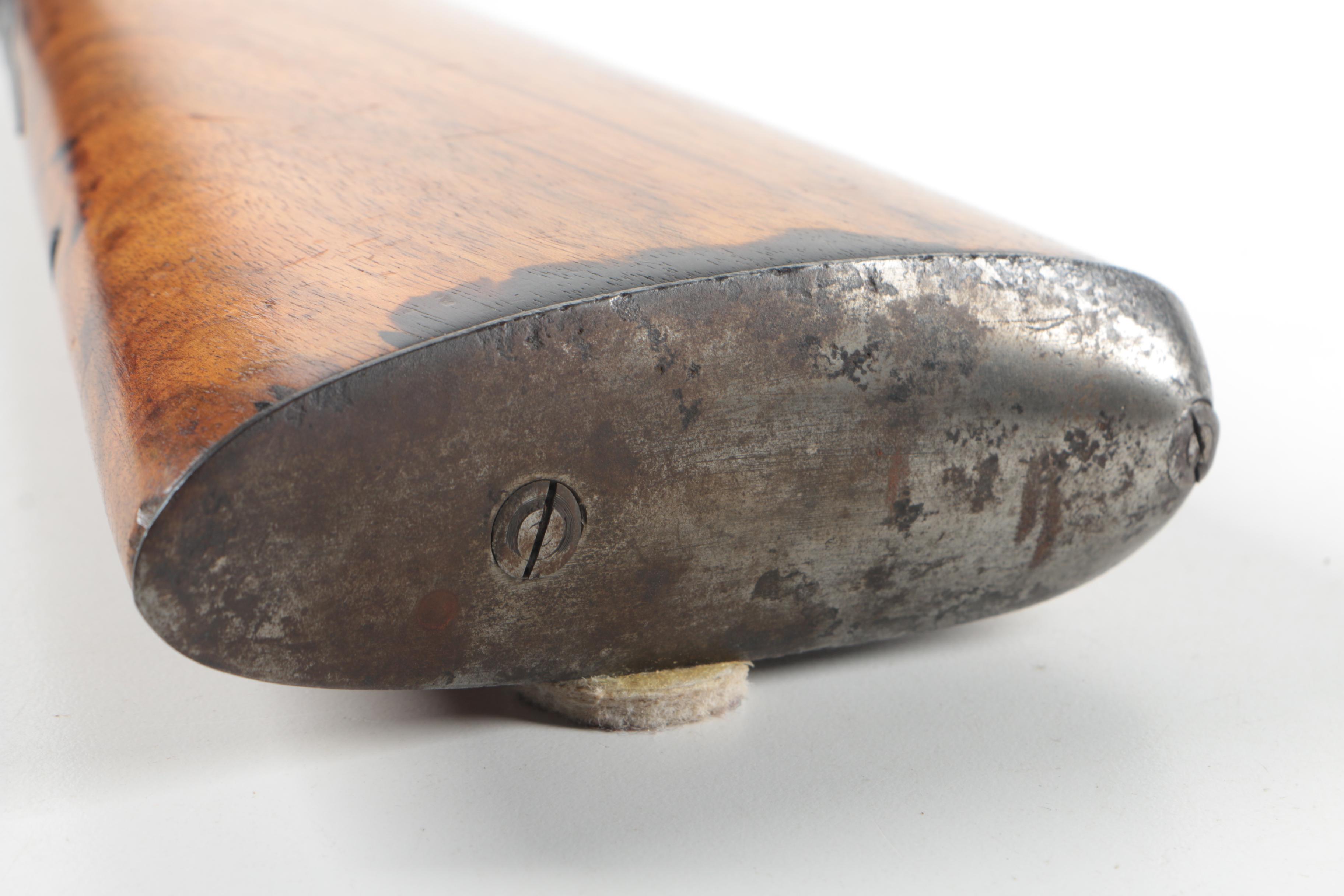 Antique Ornamented Pinfire Double Barrel Black Powder Shotgun