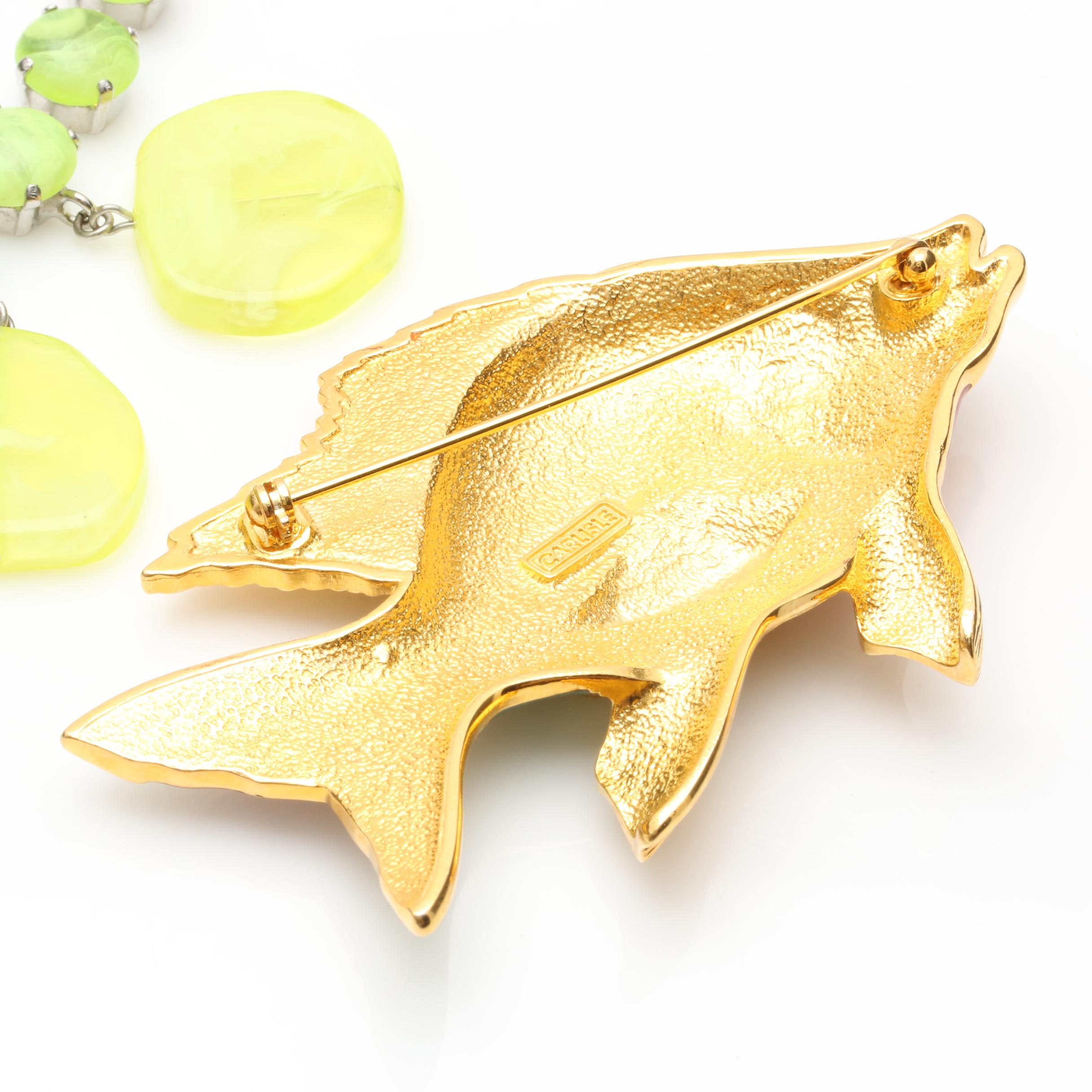 Costume Jewelry Featuring Pieces by Carlisle and Abalone Bracelet