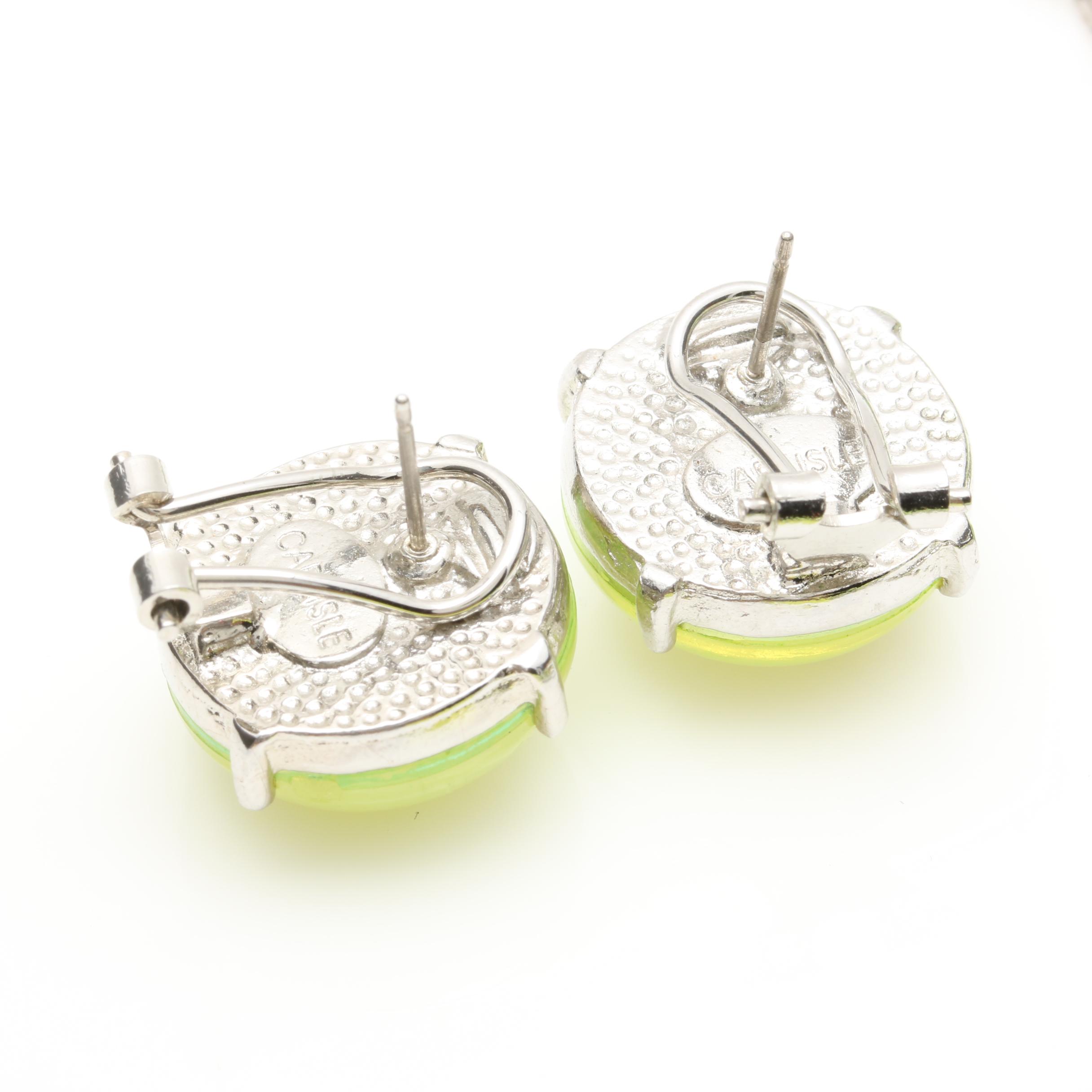 Costume Jewelry Featuring Pieces by Carlisle and Abalone Bracelet