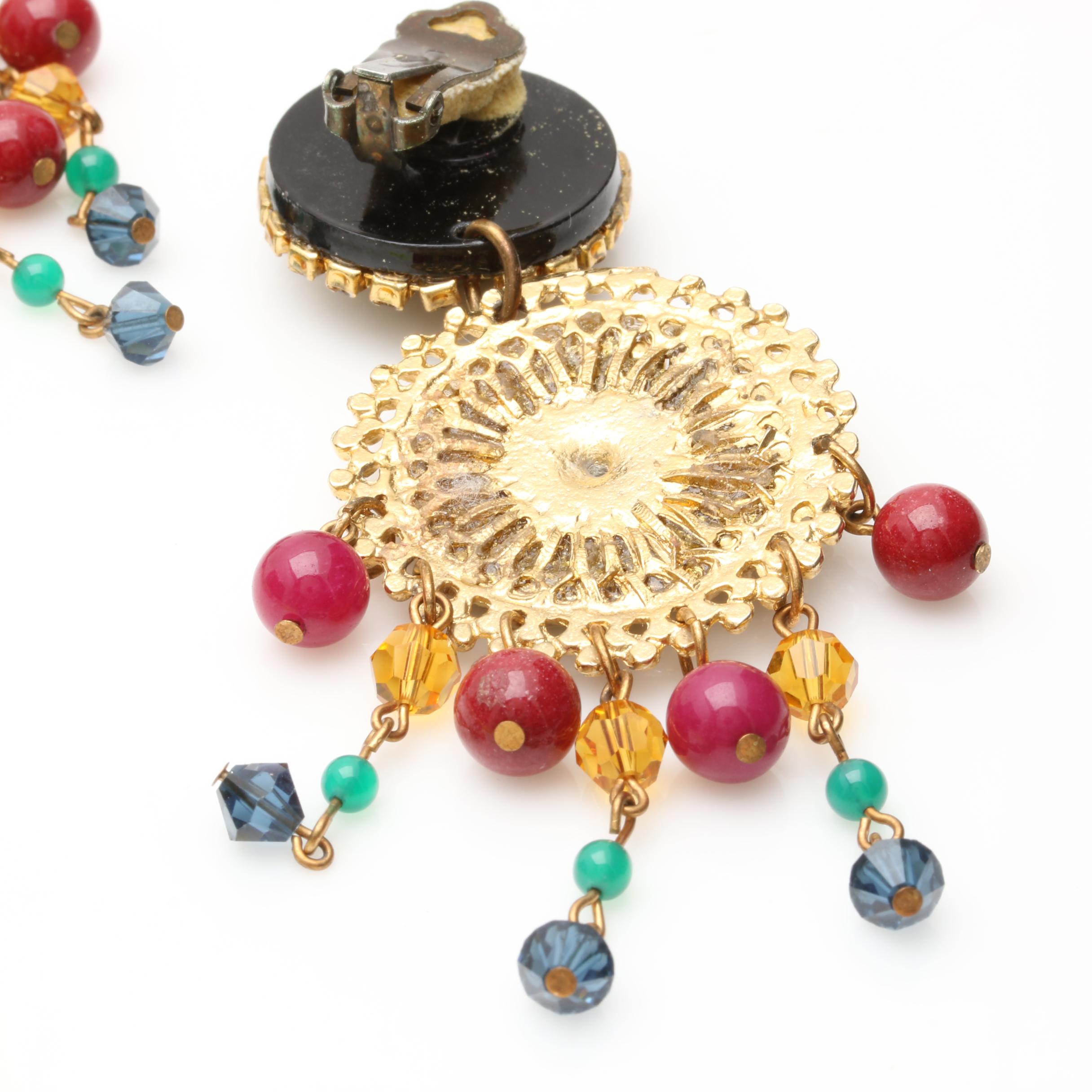 Costume Jewelry Featuring Pieces by Carlisle and Abalone Bracelet