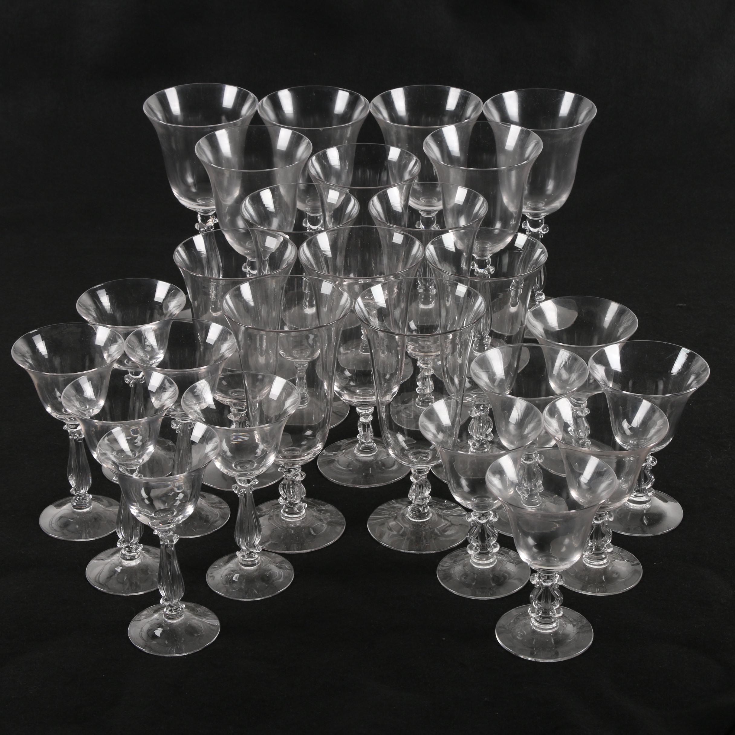 Cambridge Regency Stradivari "Lyre" Stemware