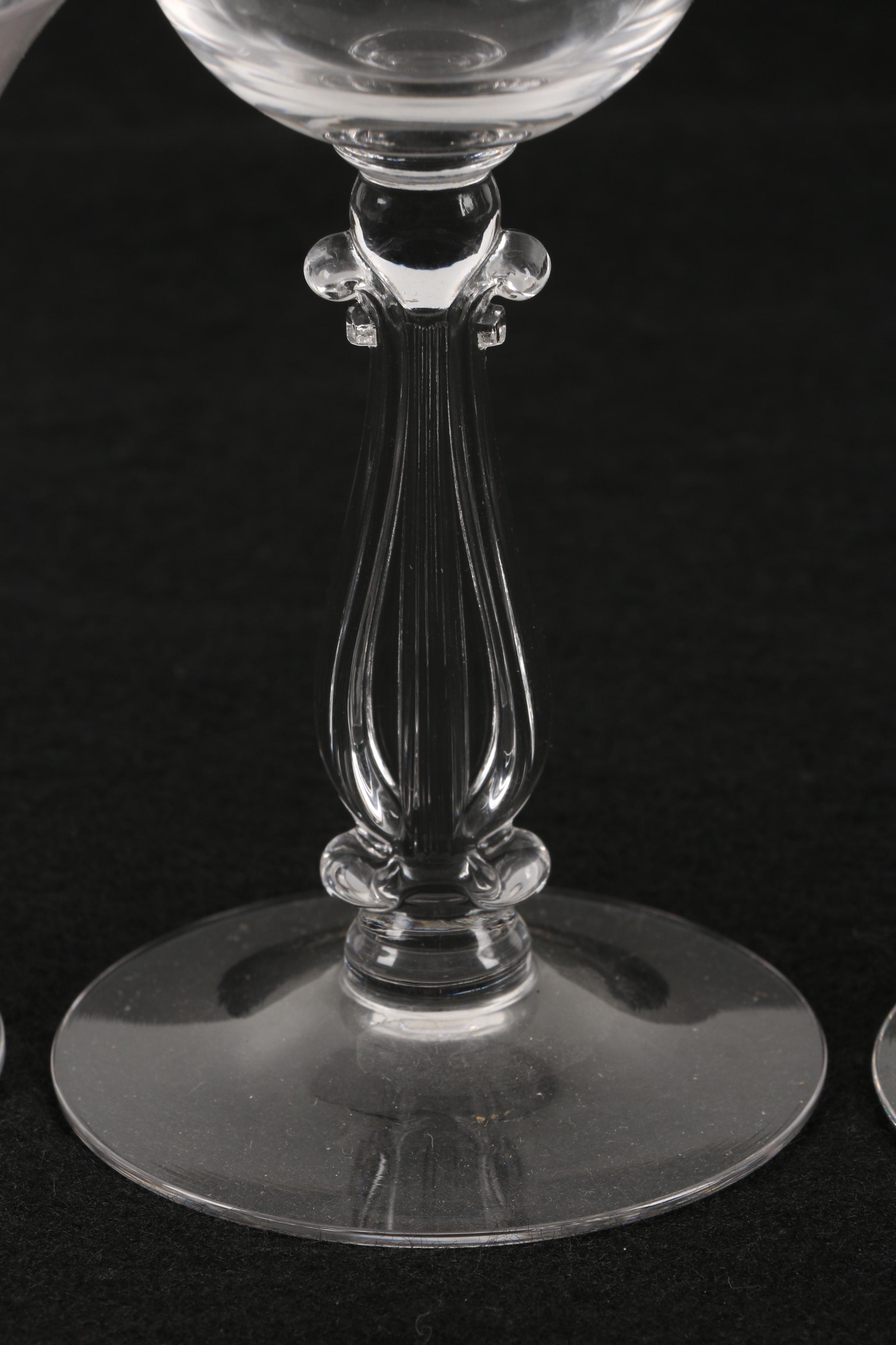 Cambridge Regency Stradivari "Lyre" Stemware