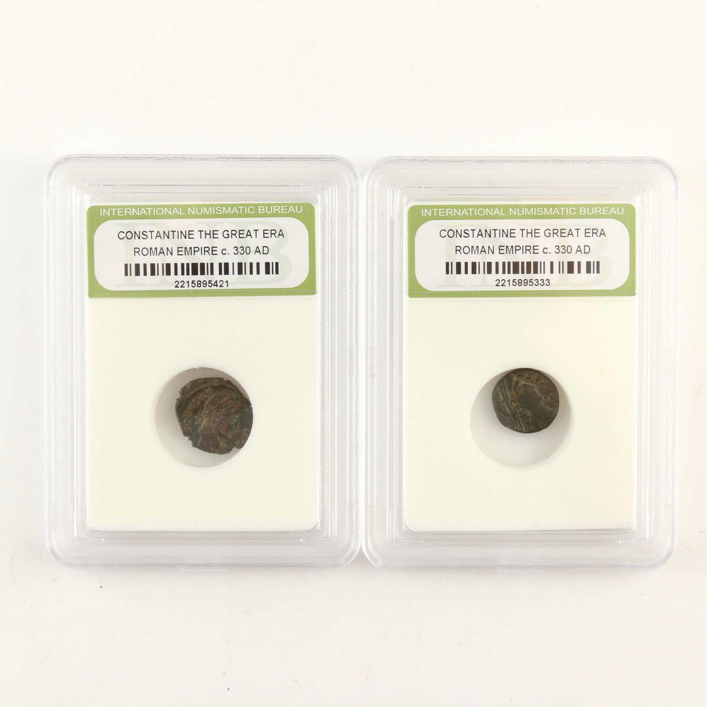 Group of Two Constantine the Great Era Roman Empire Coins