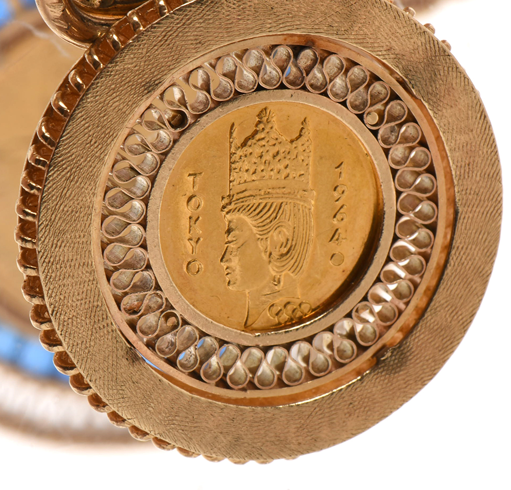 14K Yellow Gold Bracelet with Sixteen World Gold Coin Charms