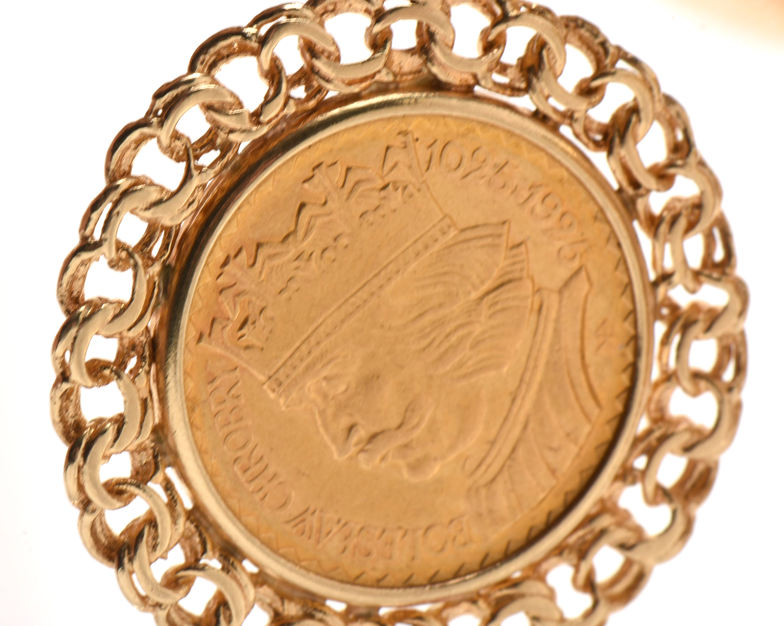 14K Yellow Gold Bracelet with Sixteen World Gold Coin Charms