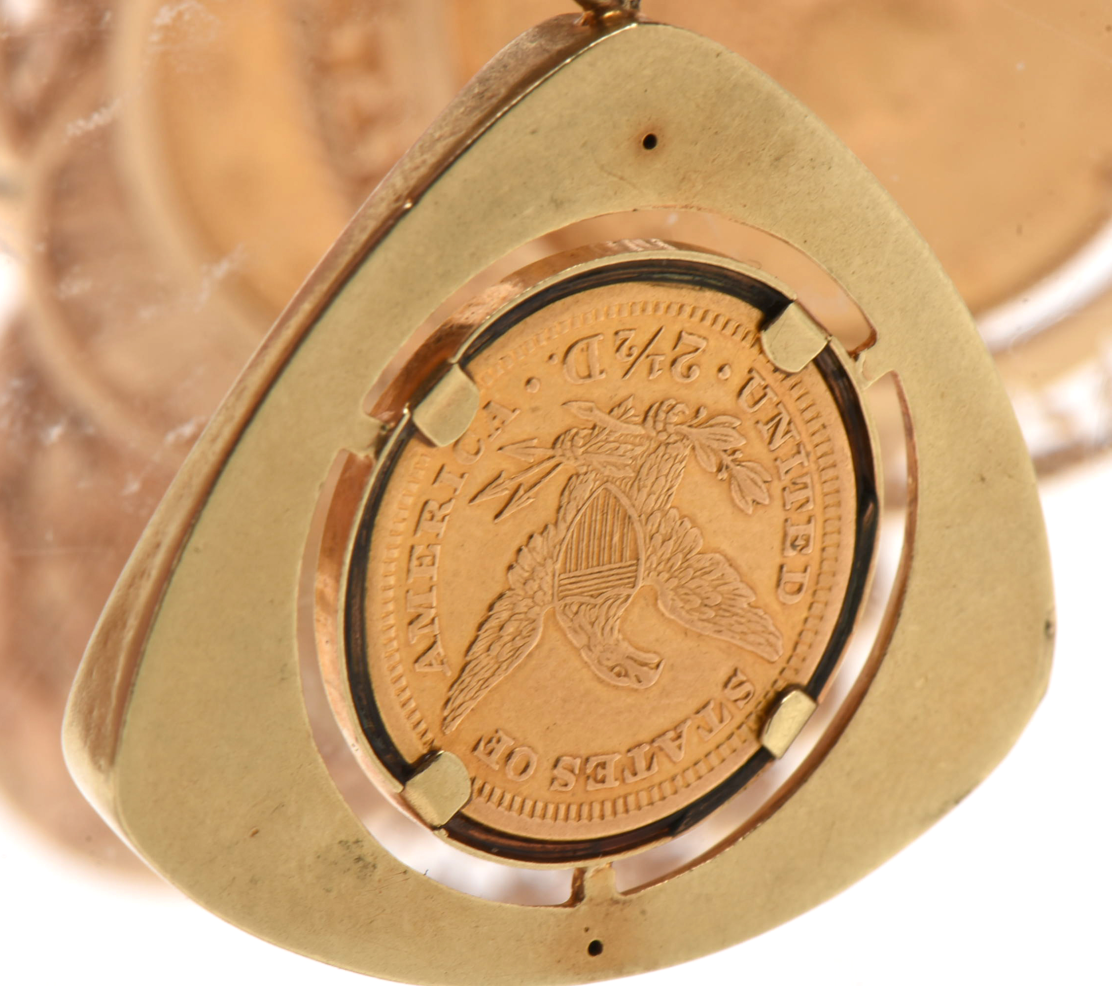 14K Yellow Gold Bracelet with Sixteen World Gold Coin Charms