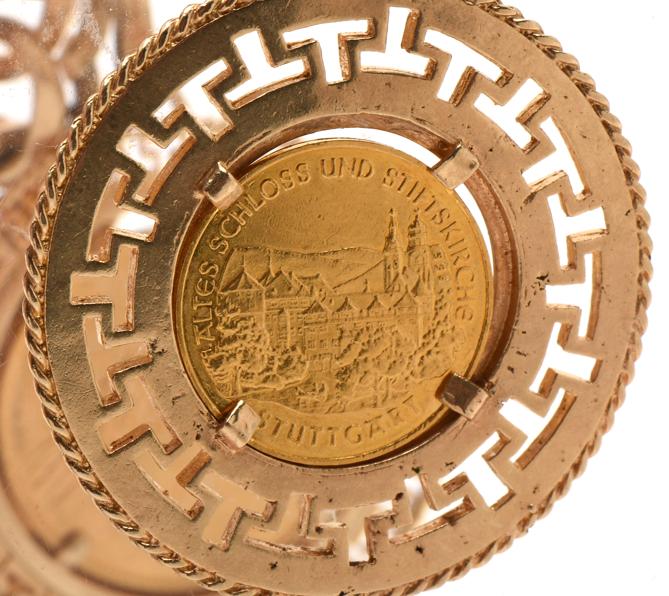 14K Yellow Gold Bracelet with Sixteen World Gold Coin Charms