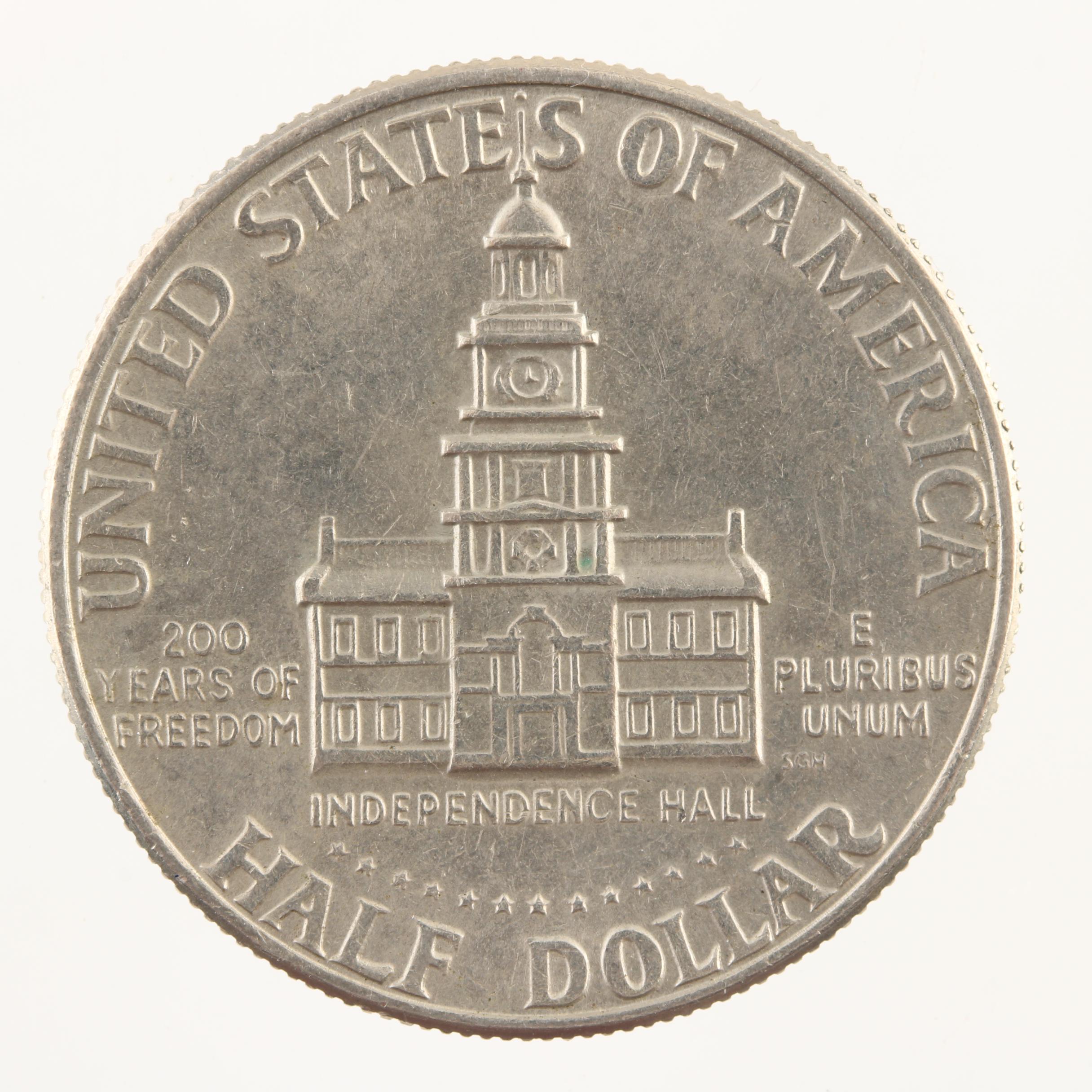 Ten Kennedy Silver Clad and Copper Nickel Clad Half Dollars