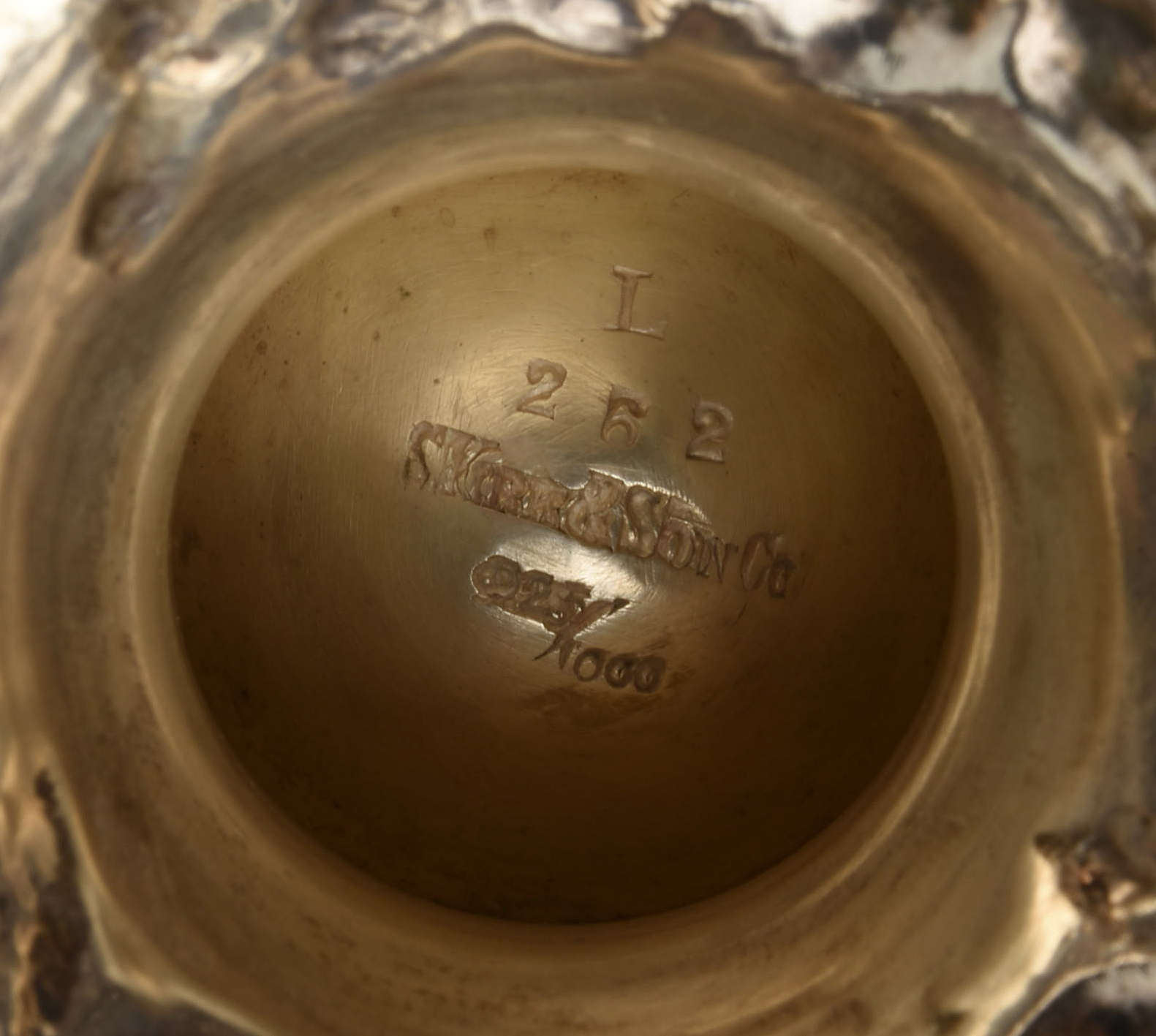 Circa 1900 S. Kirk & Son Co. "Landscape" Sterling Silver Tea and Coffee Service