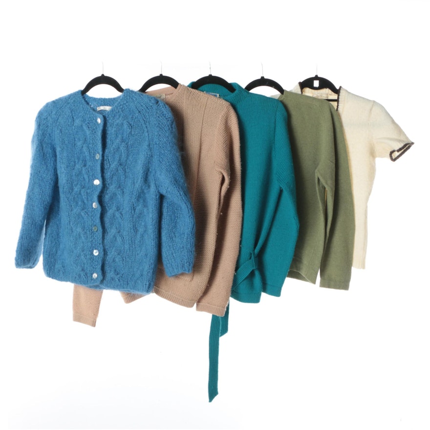 Women's Vintage Sweaters and Cardigans Including Woodward & Lothrop