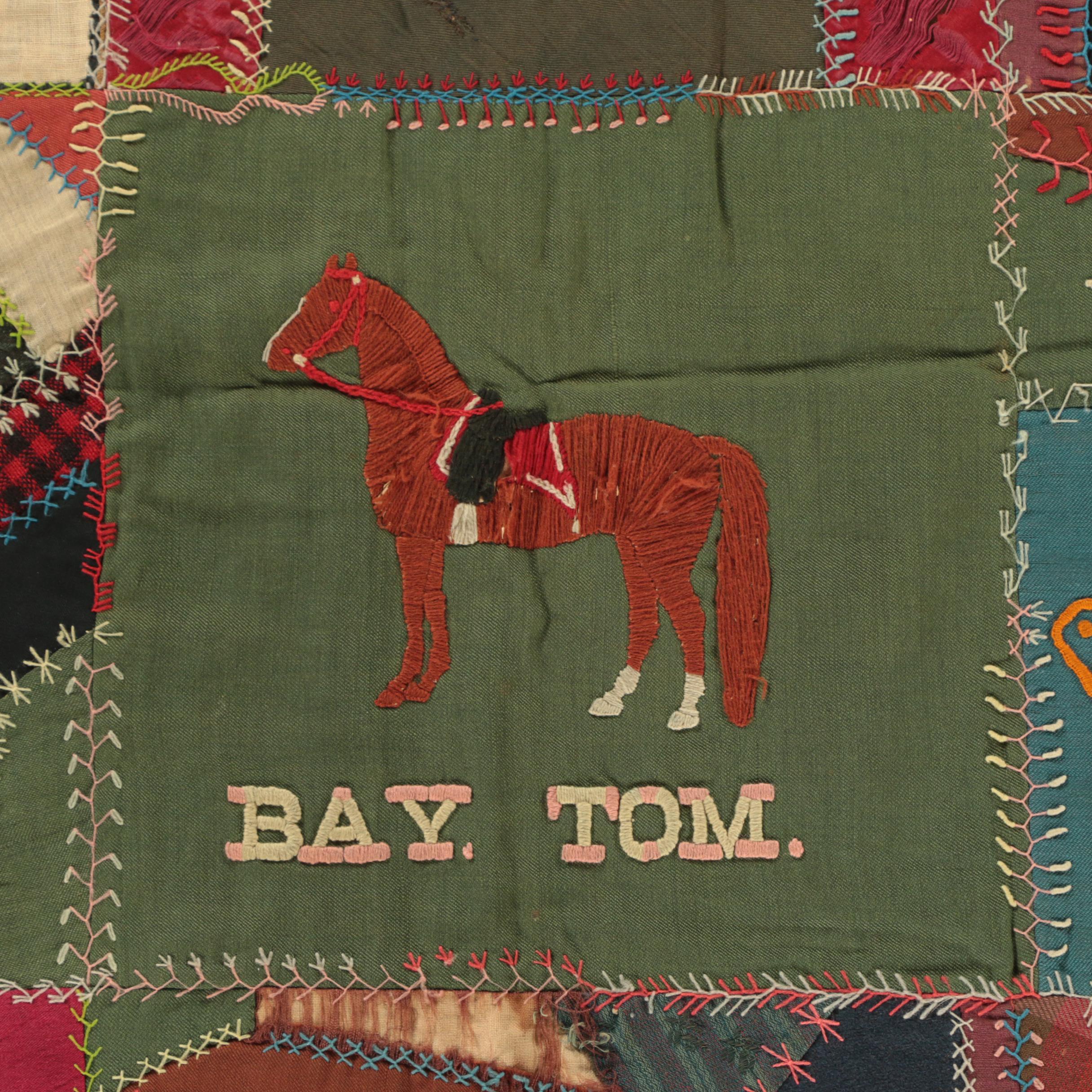 Late 19th Century Hand Made Folk Art Friendship Quilt