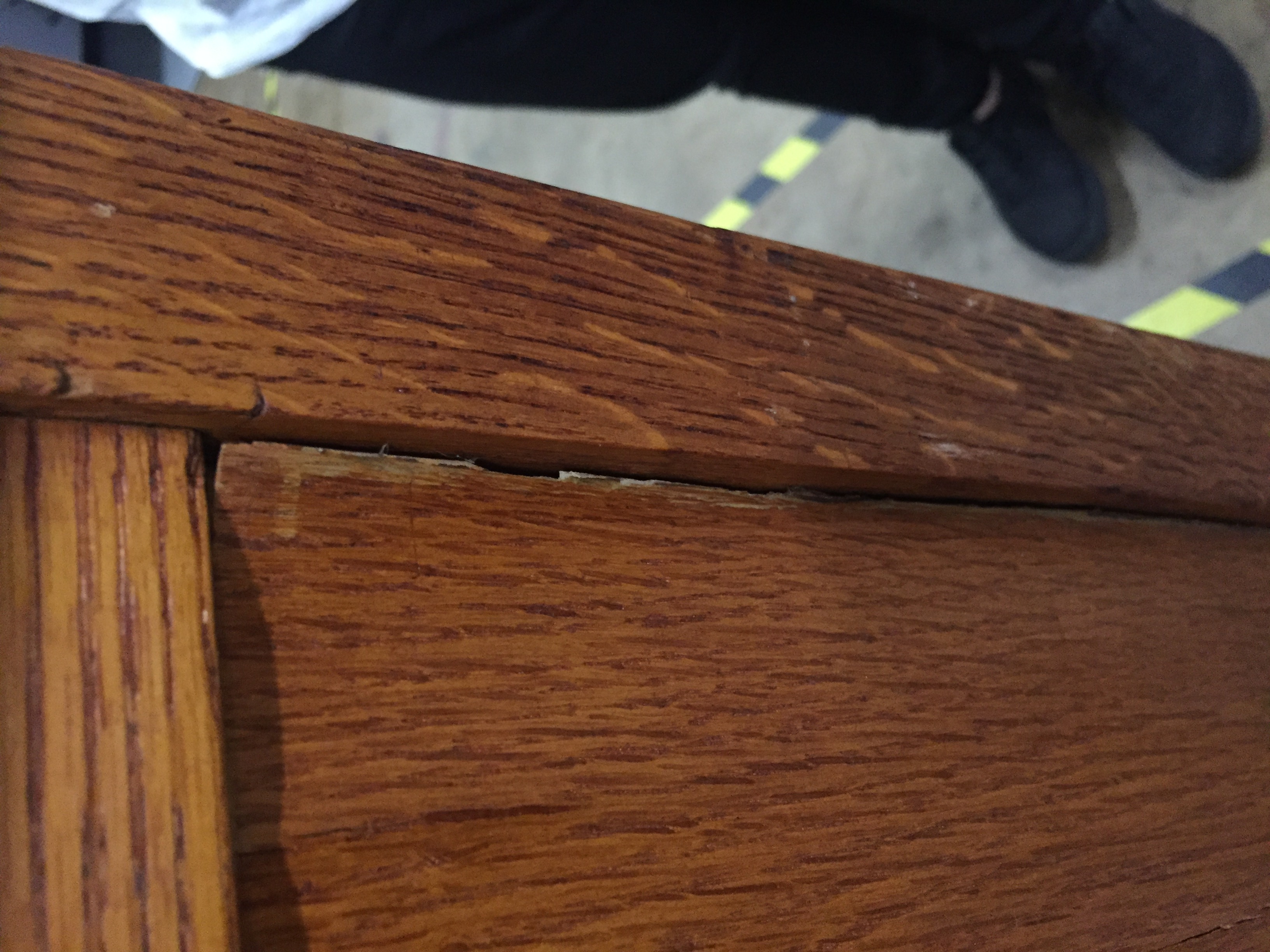 Vintage Oak Standing Clerks Desk