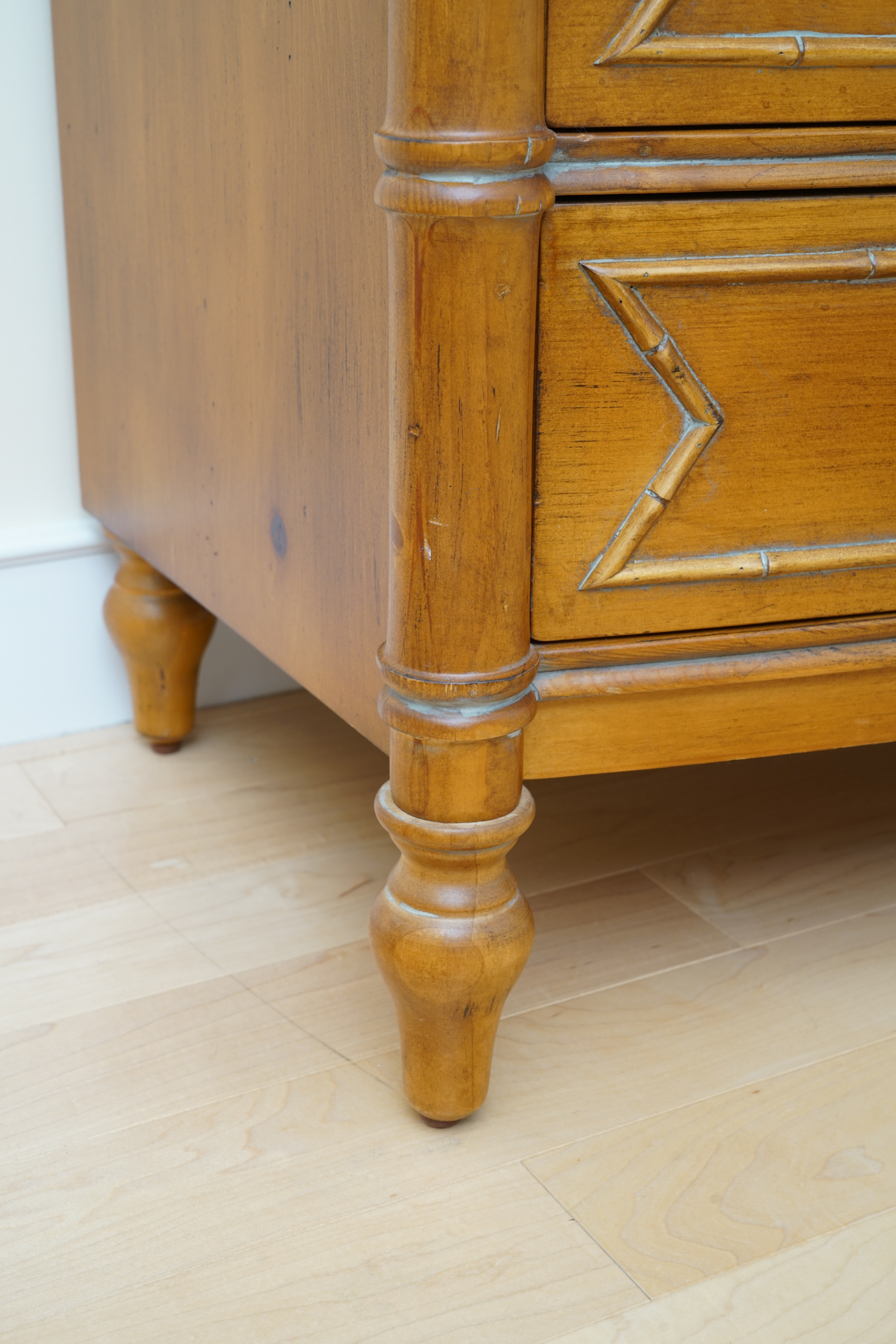 Hannah Bow Front Chest of Drawers From New Country by Ethan Allen