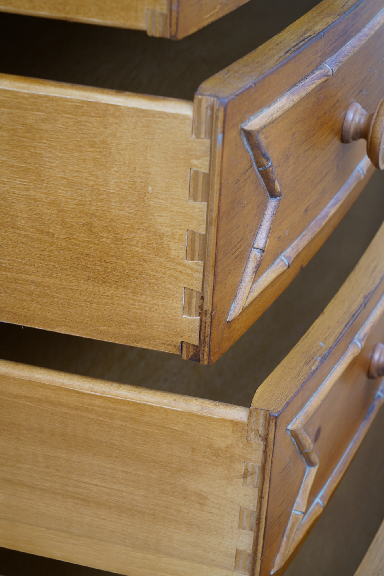 Hannah Bow Front Chest of Drawers From New Country by Ethan Allen