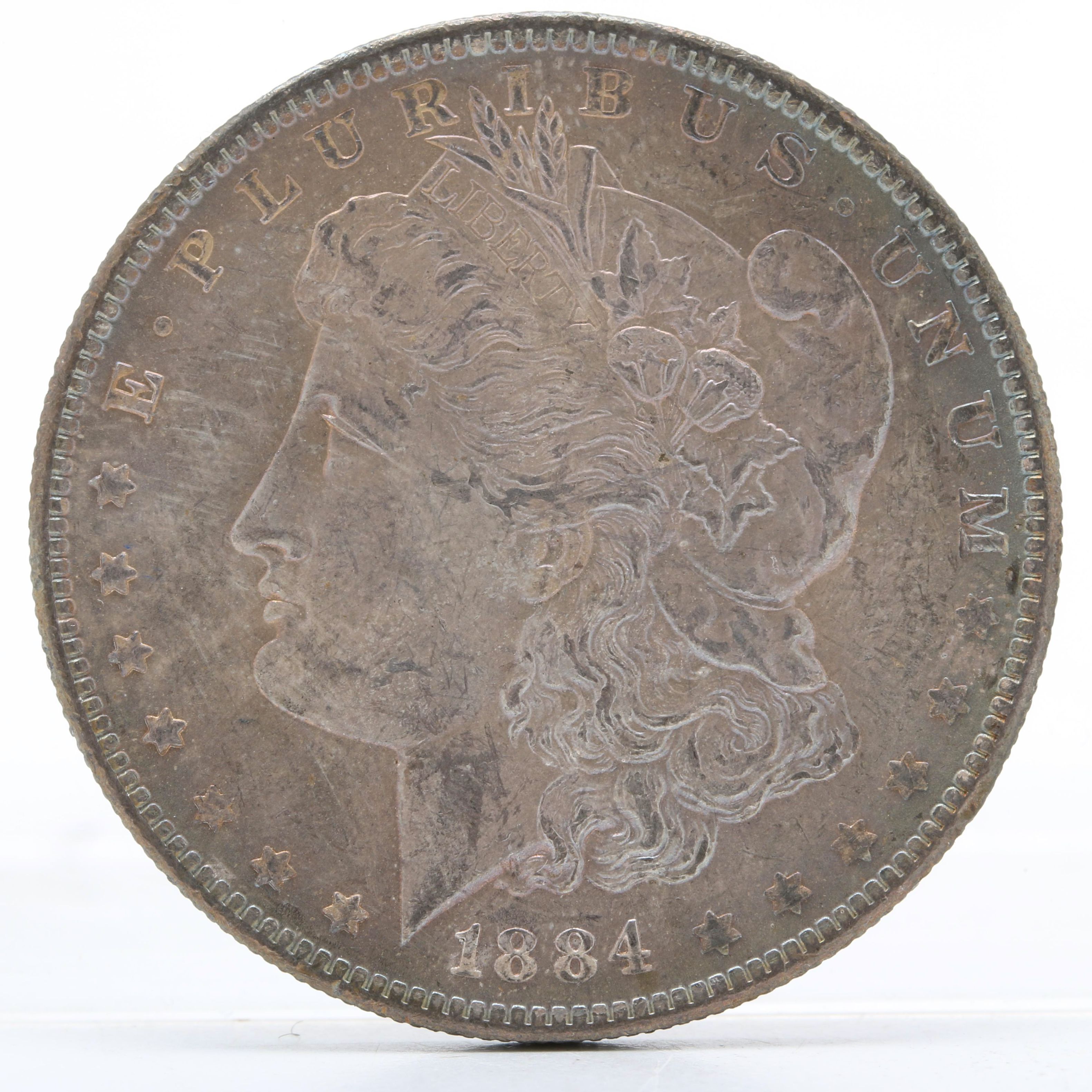 1884-O and 1896 Morgan Silver Dollars
