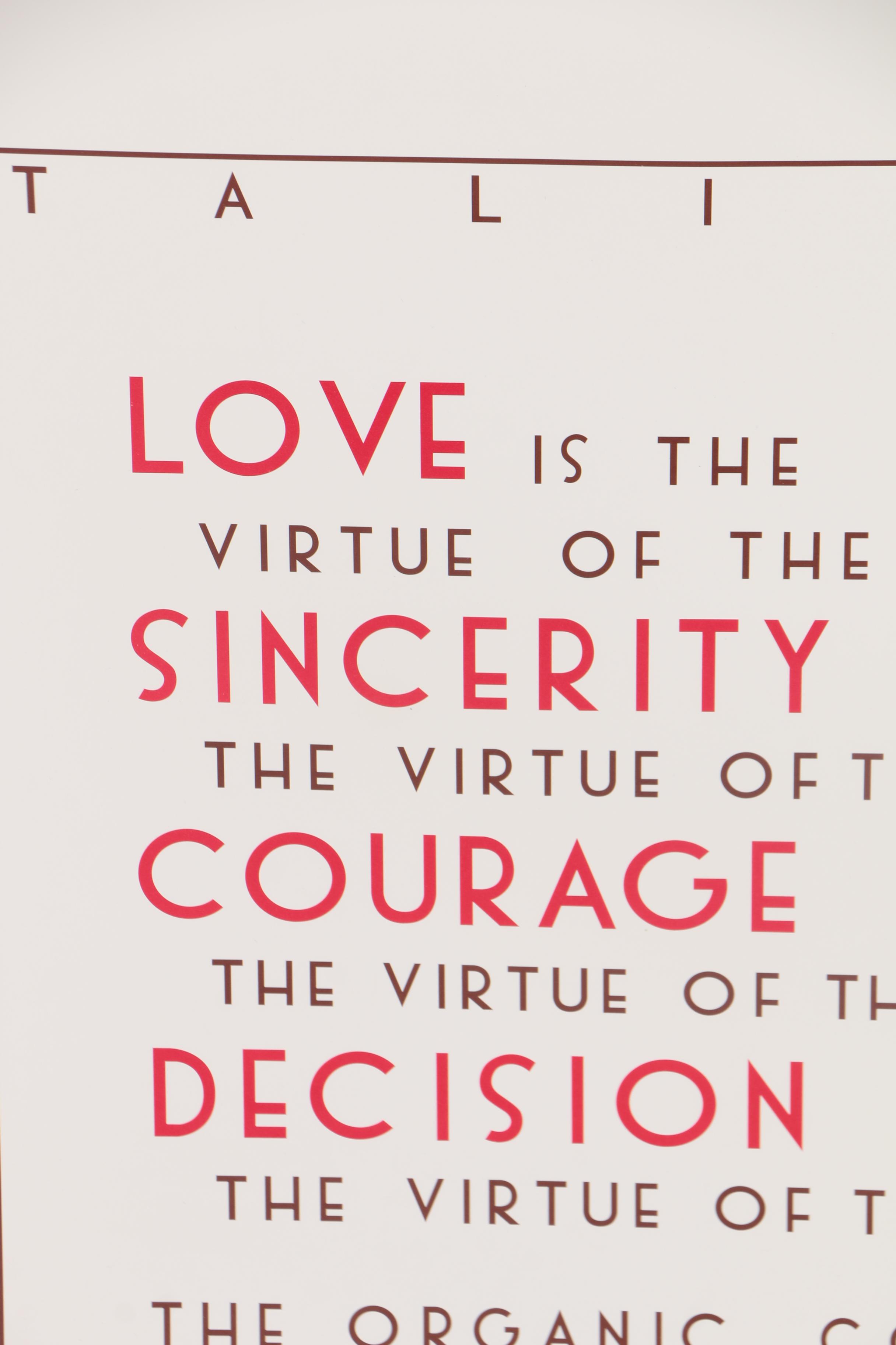 Frank Lloyd Wright "Taliesin" Exhibition Poster