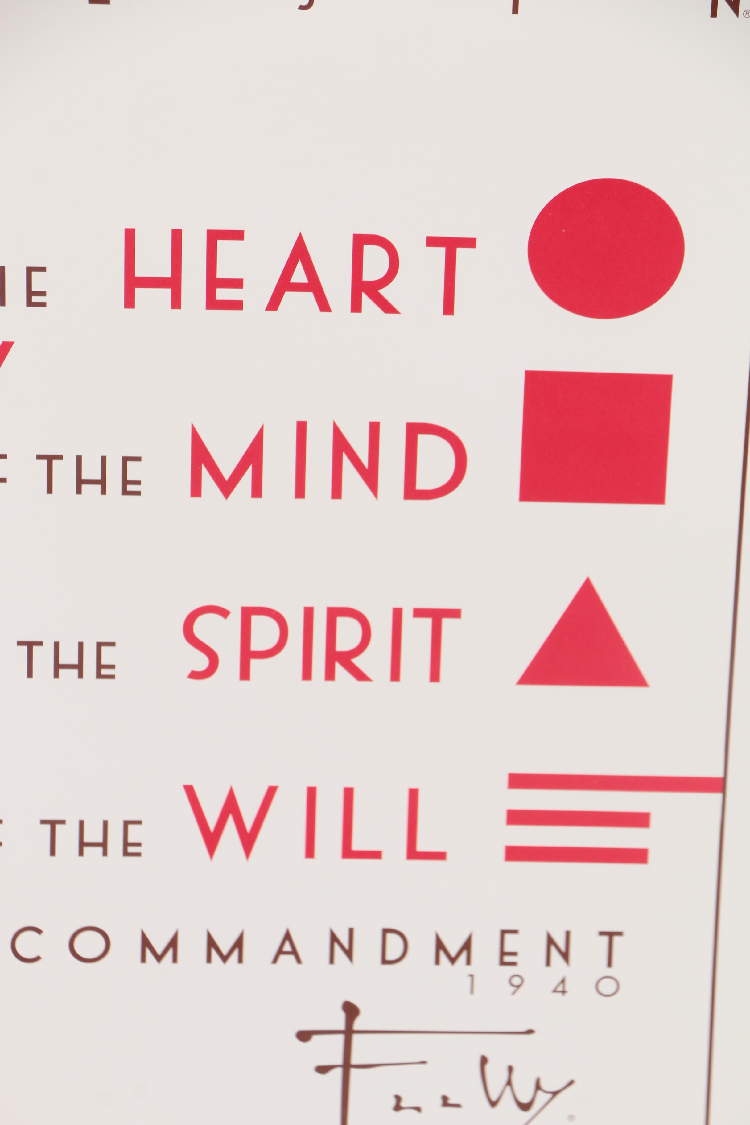 Frank Lloyd Wright "Taliesin" Exhibition Poster