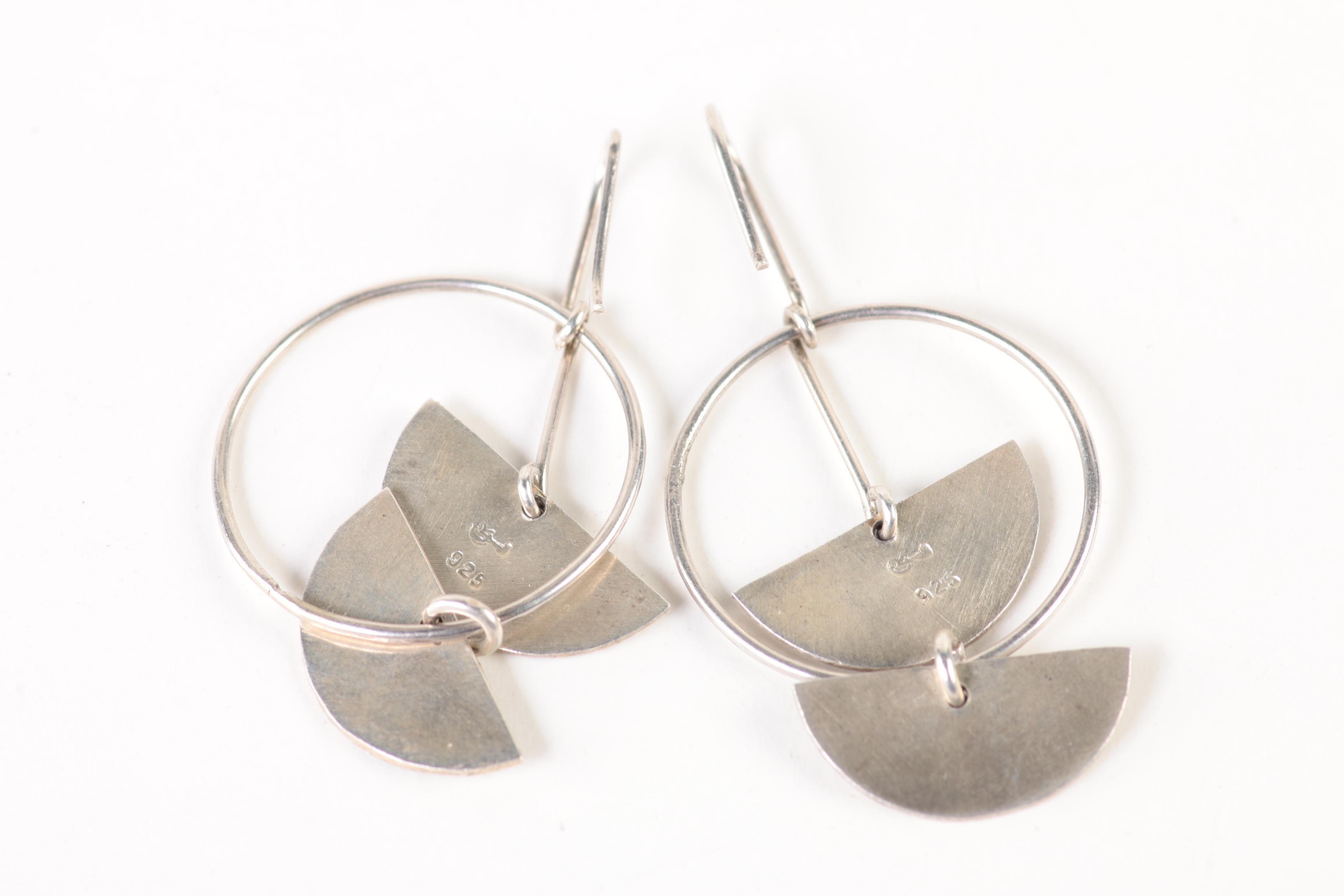 Handmade Artisanal Sterling Silver Earrings