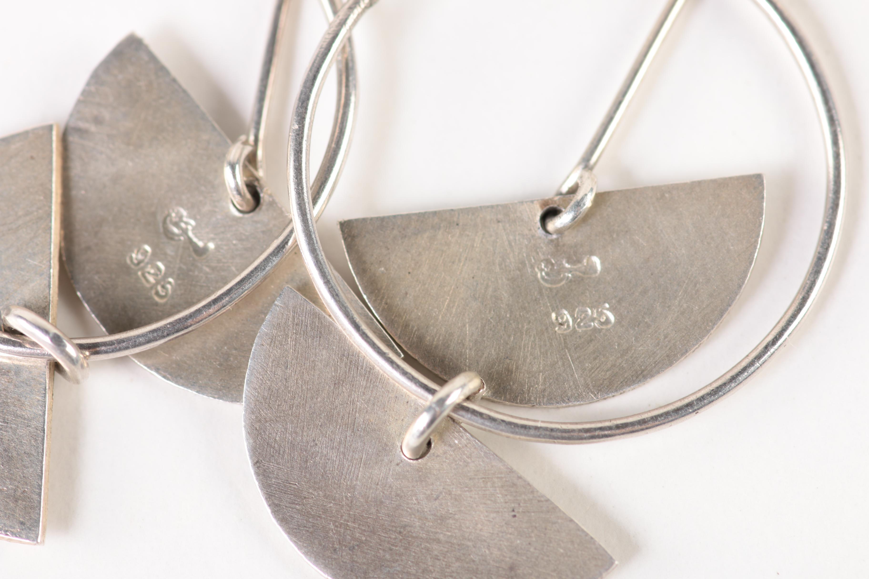 Handmade Artisanal Sterling Silver Earrings