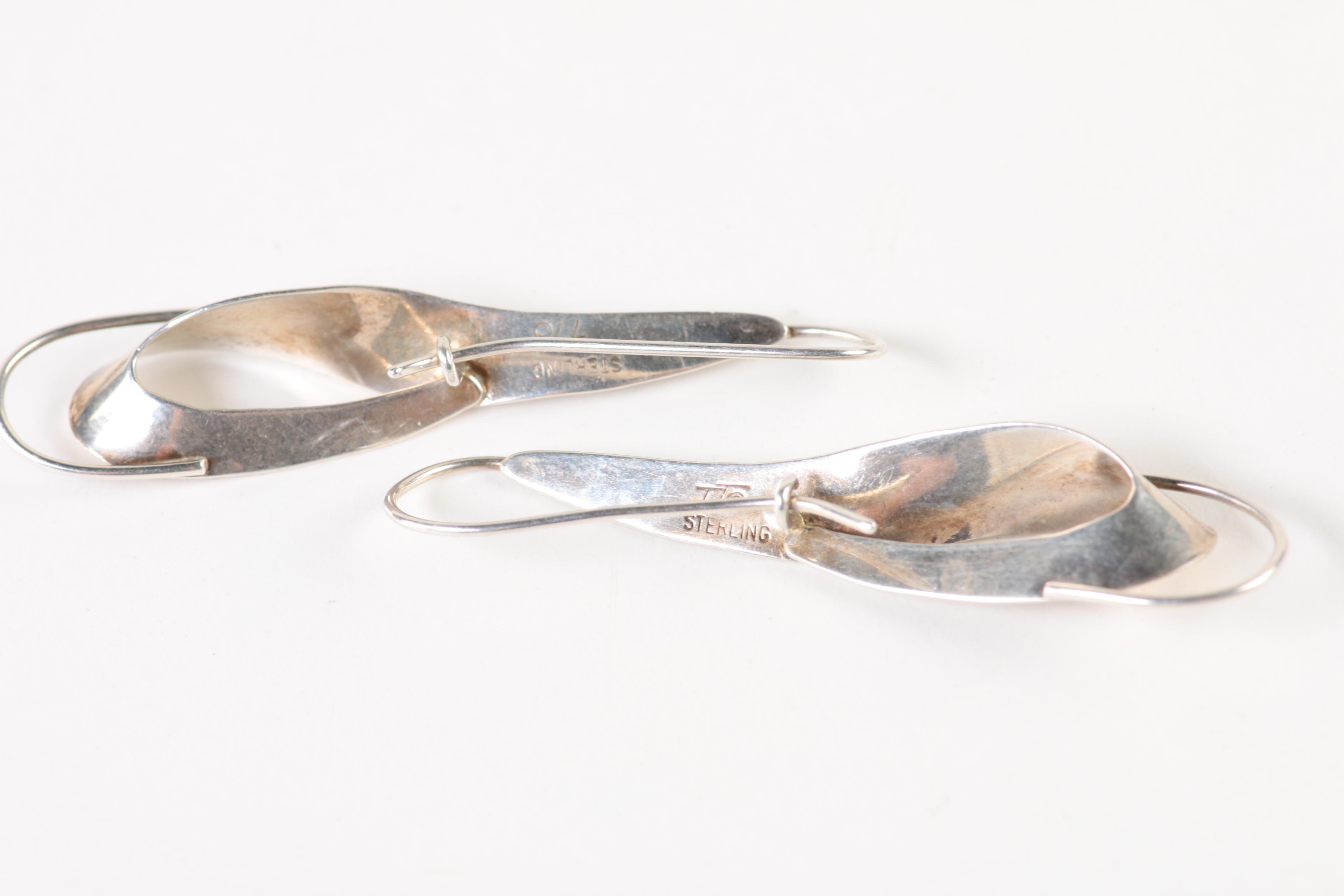 Handmade Artisanal Sterling Silver Earrings