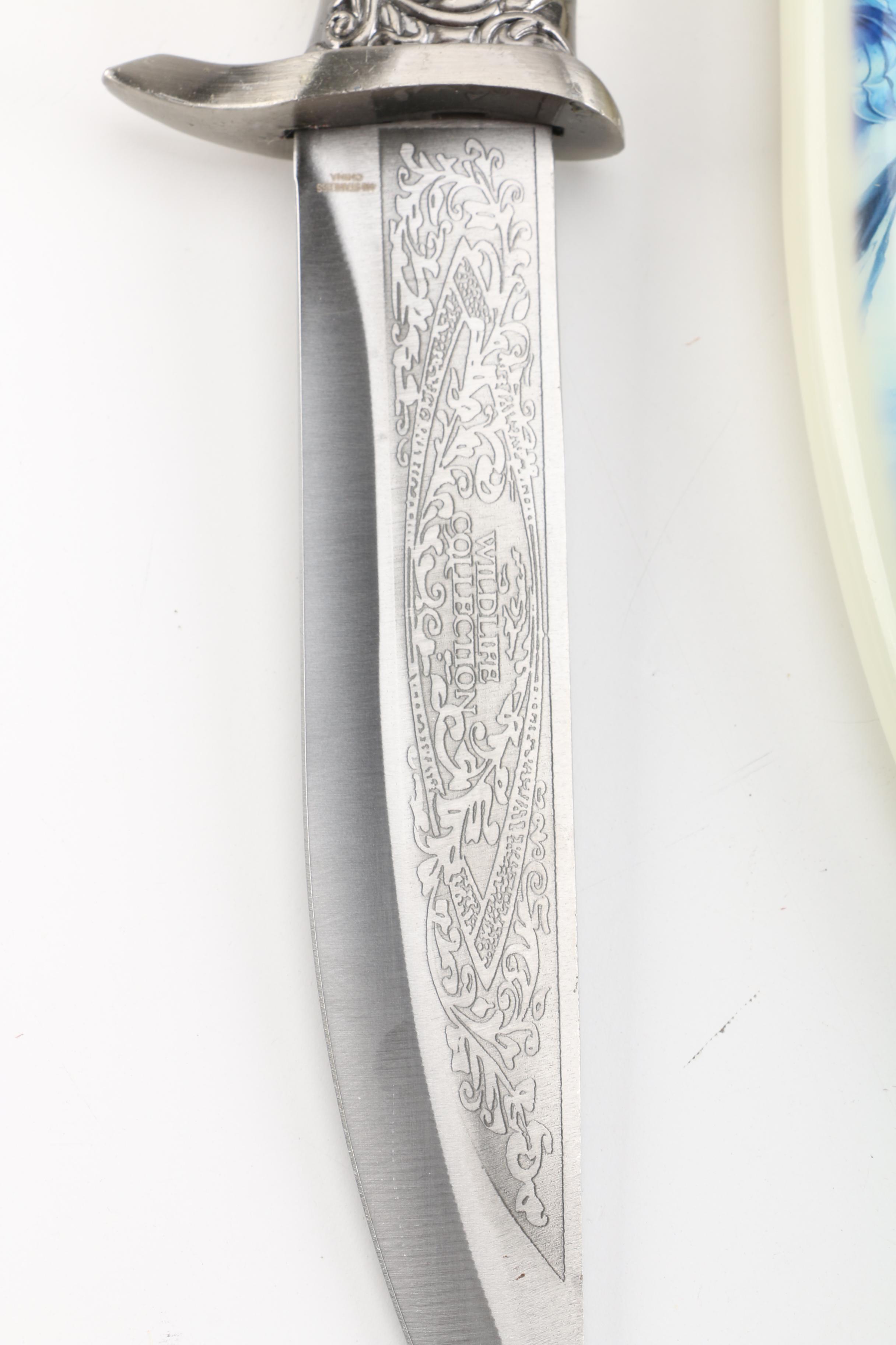 Ronald Reagan Commemorative Presidential Knife with Wildlife Collection Knife