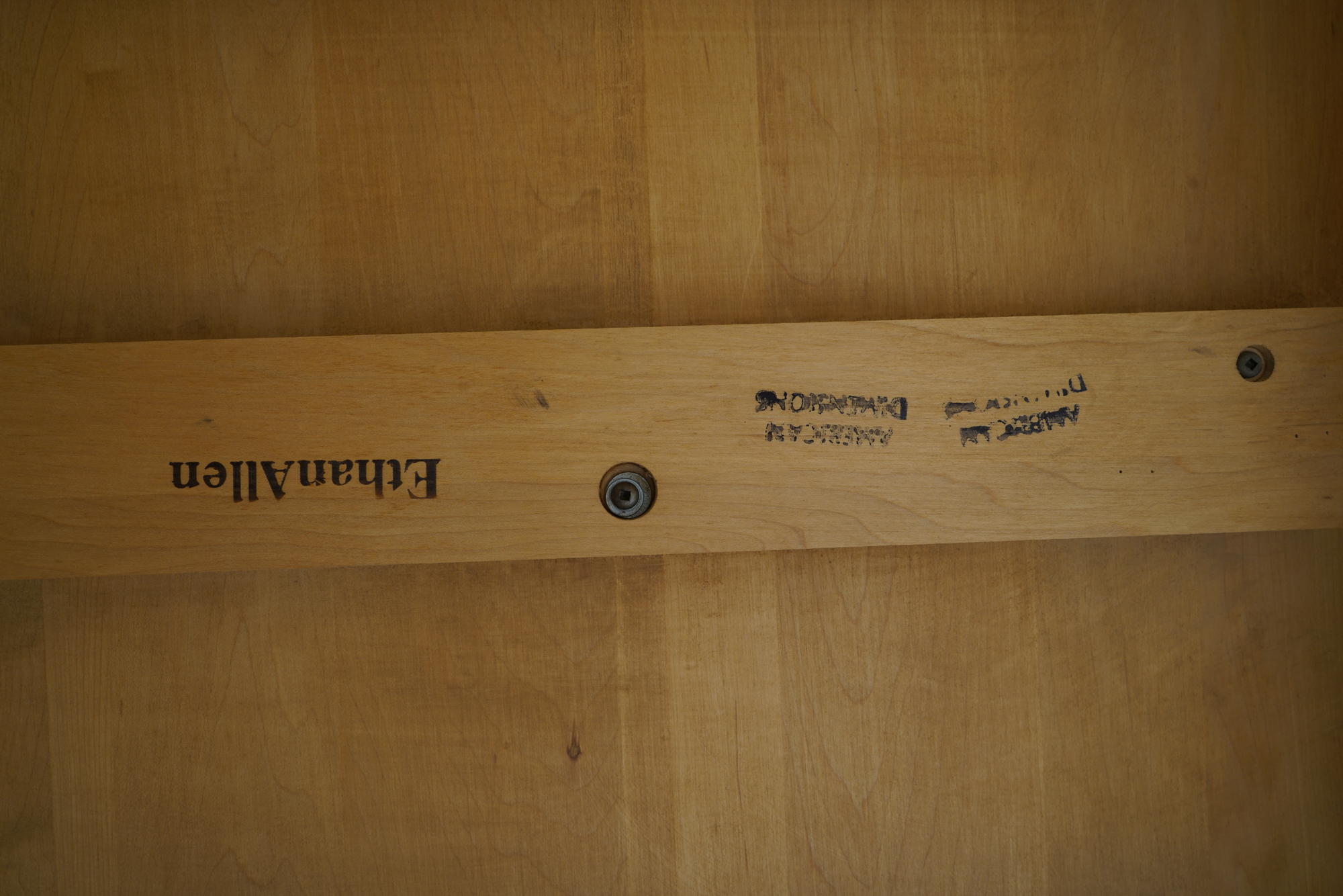 "American Dimensions" Dining Table with Chairs by Ethan Allen