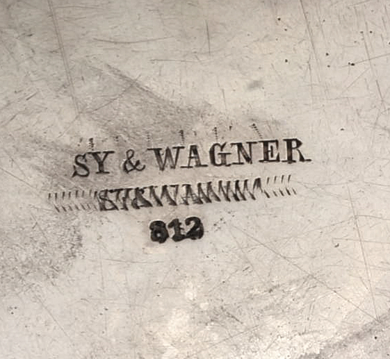 19th Century Sy & Wagner Prussian 812 Silver Tea Service