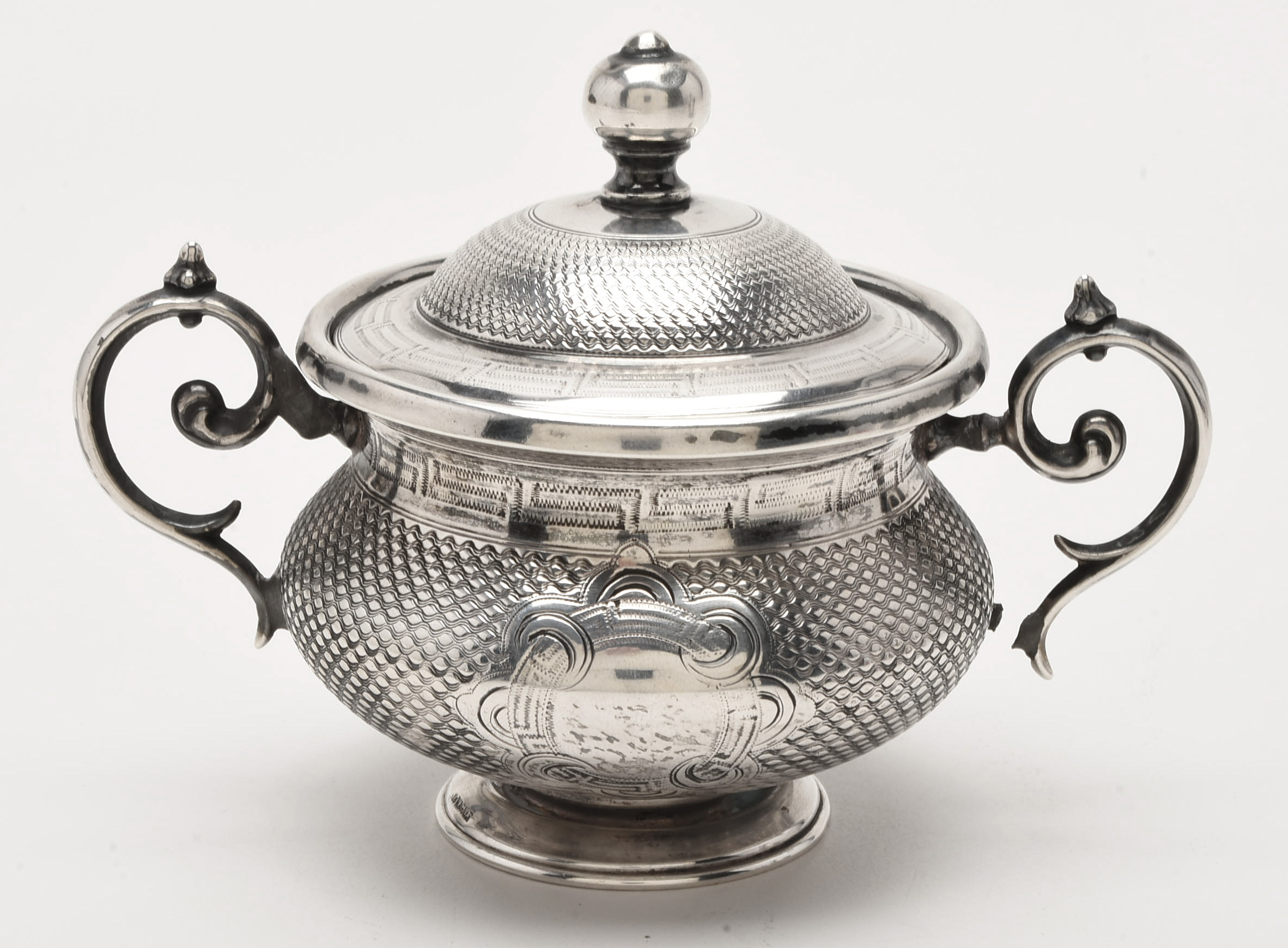 19th Century Sy & Wagner Prussian 812 Silver Tea Service